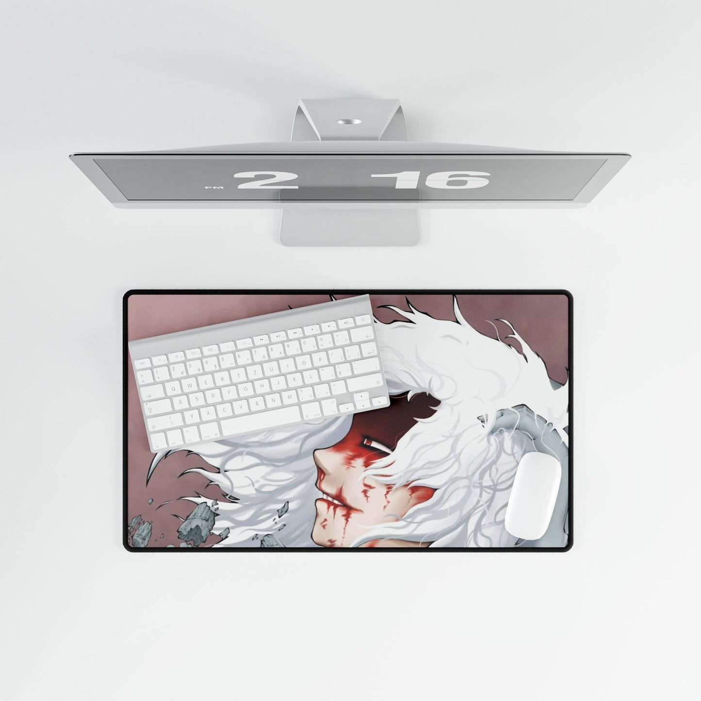 His past crumbles away... Mouse Pad