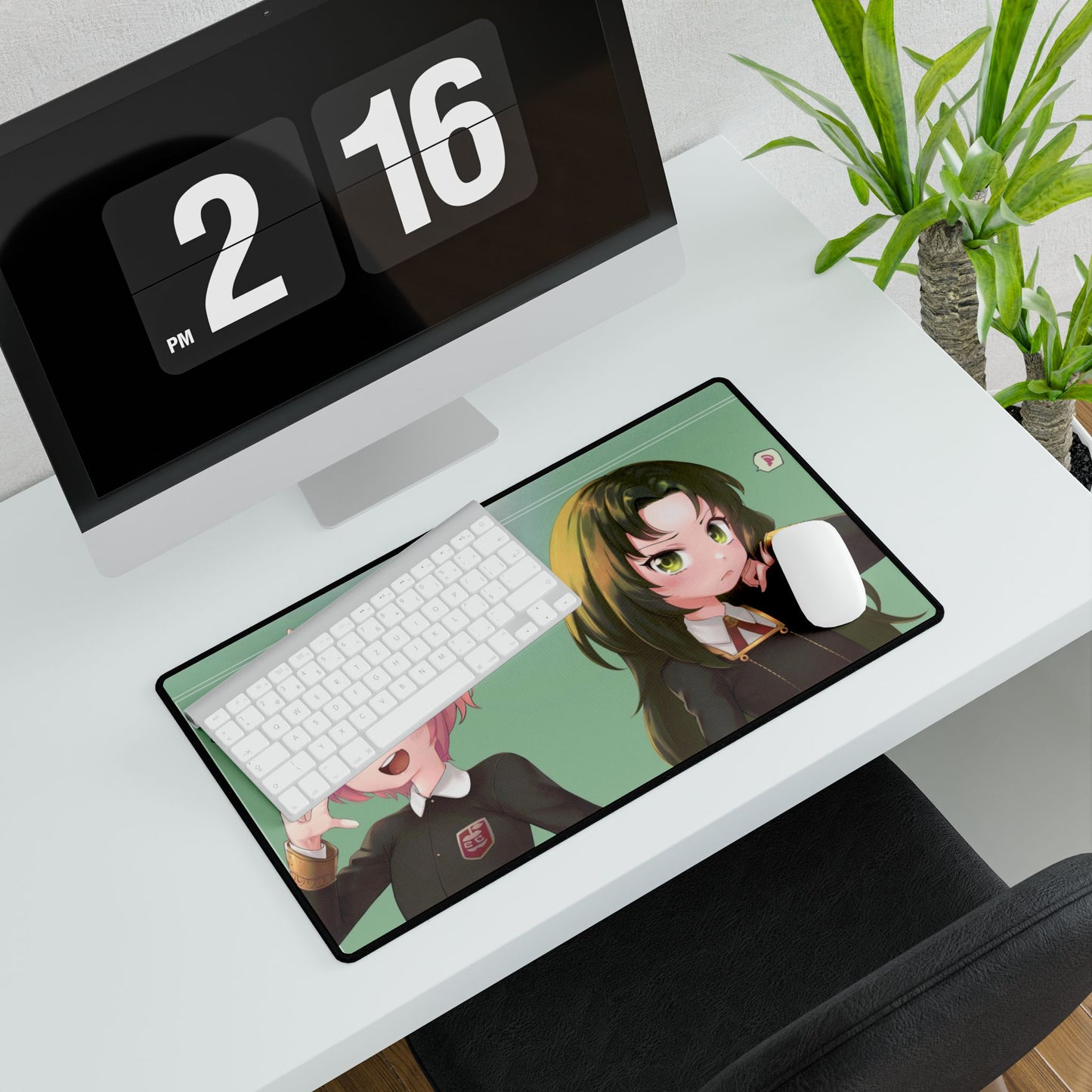 Anya and Damian as a girl Mouse Pad