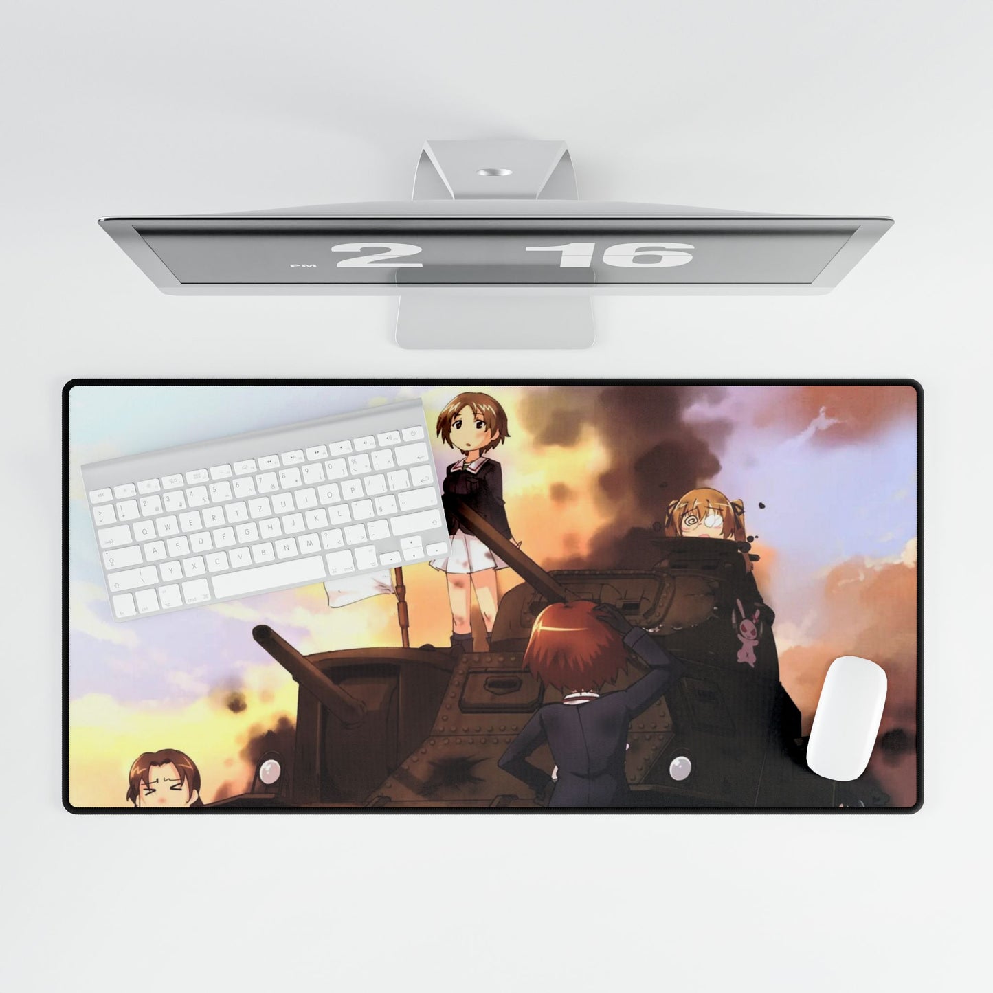 Anime Girls und Panzer Mouse Pad