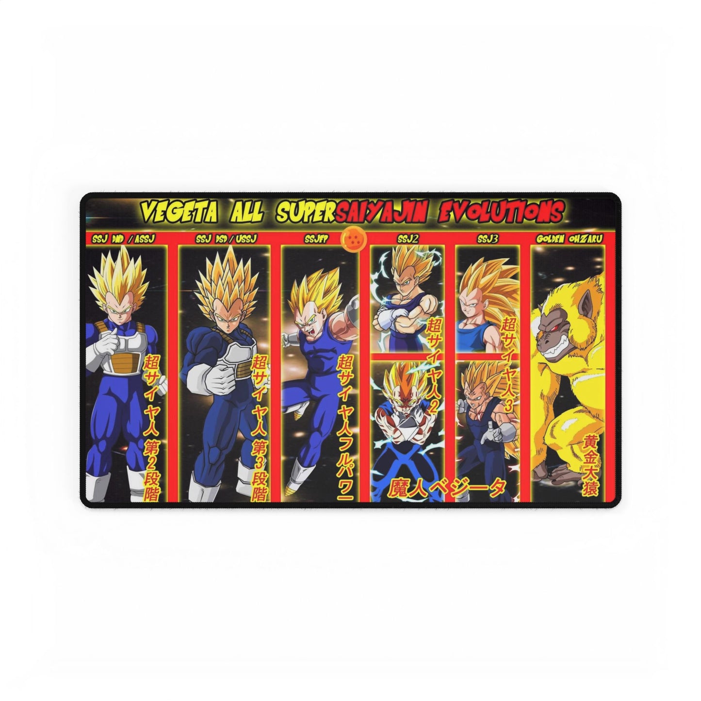 Vegeta Supersaiyajin Evolutions Mouse Pad