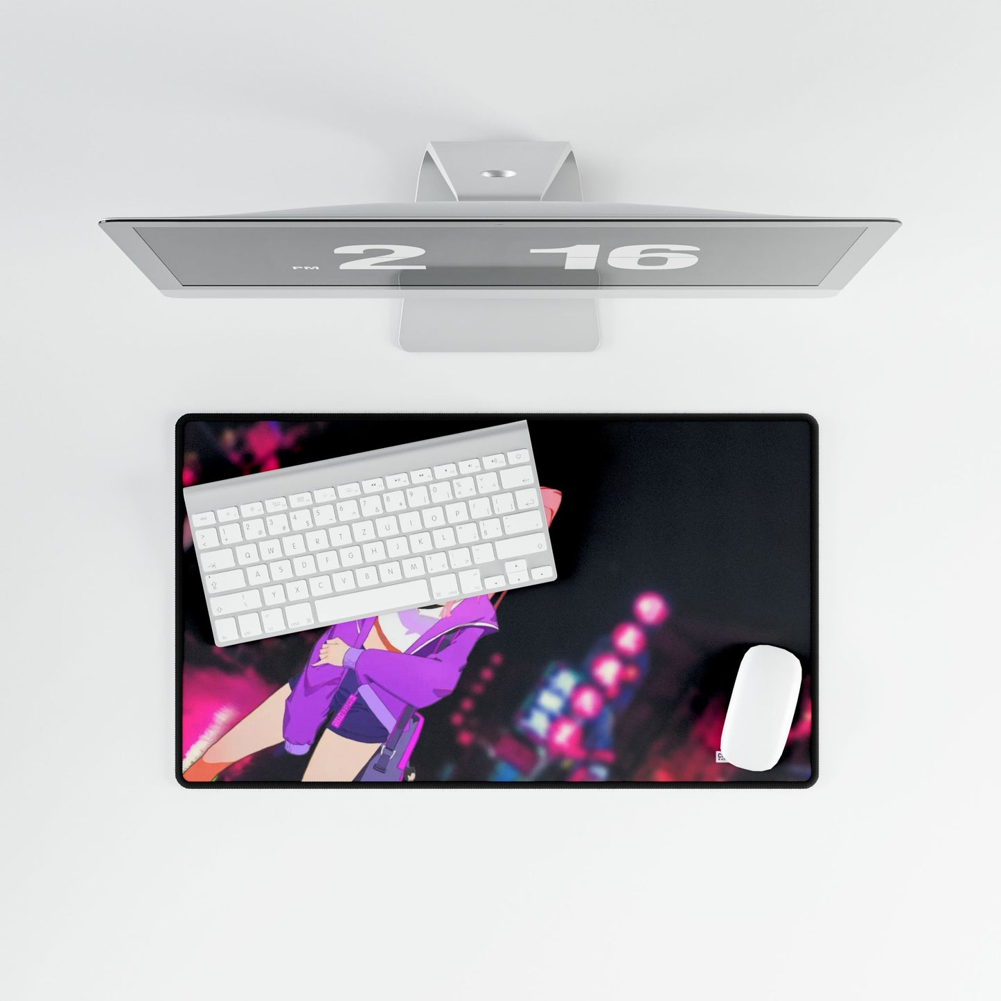 Kawaii Zero Two in The City Mouse Pad