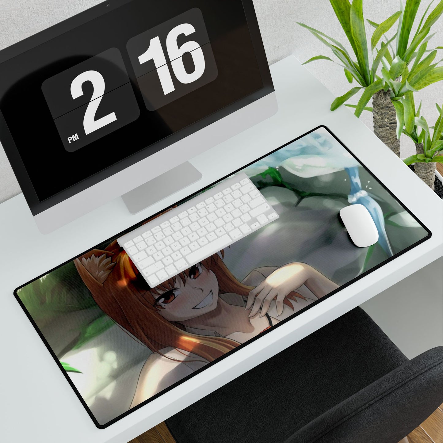 Anime Spice and Wolf Mouse Pad