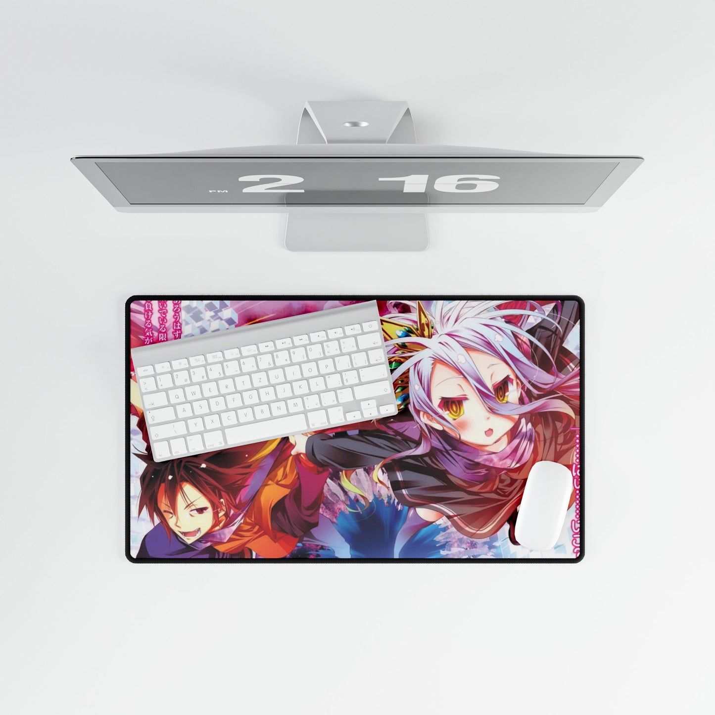 Shiro & Sora Mouse Pad