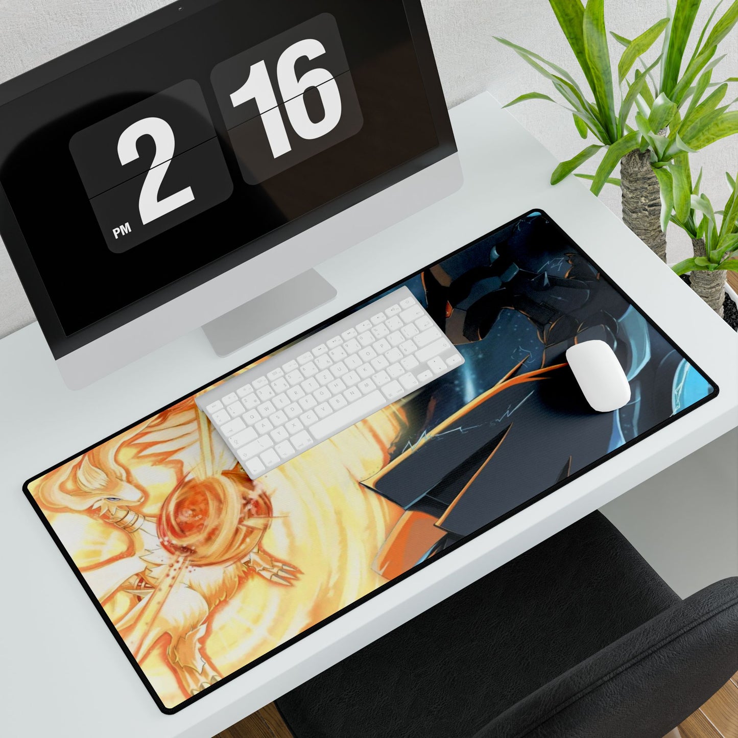 Reshiram Vs Zekrom Mouse Pad
