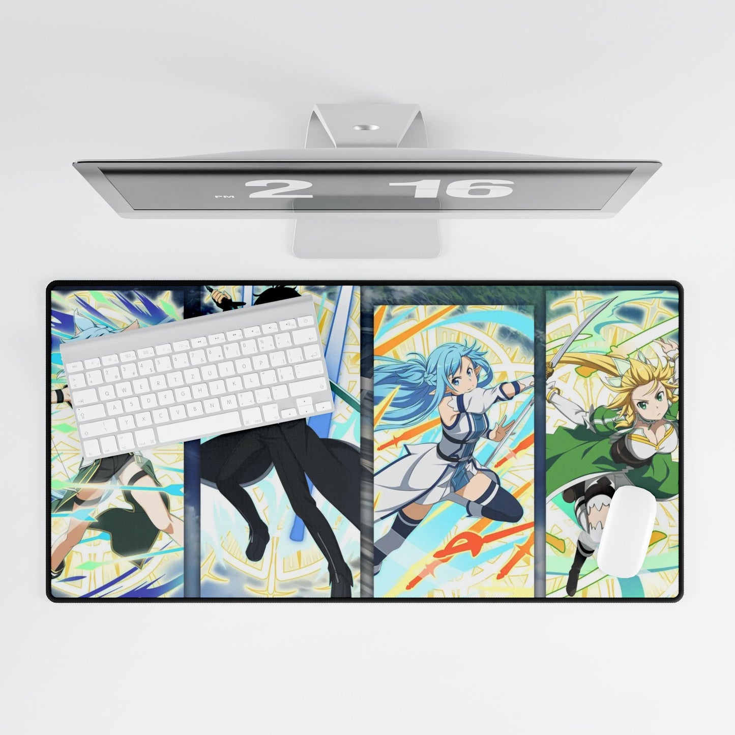 Memory Defrag Master Swordsmen Banner Mouse Pad