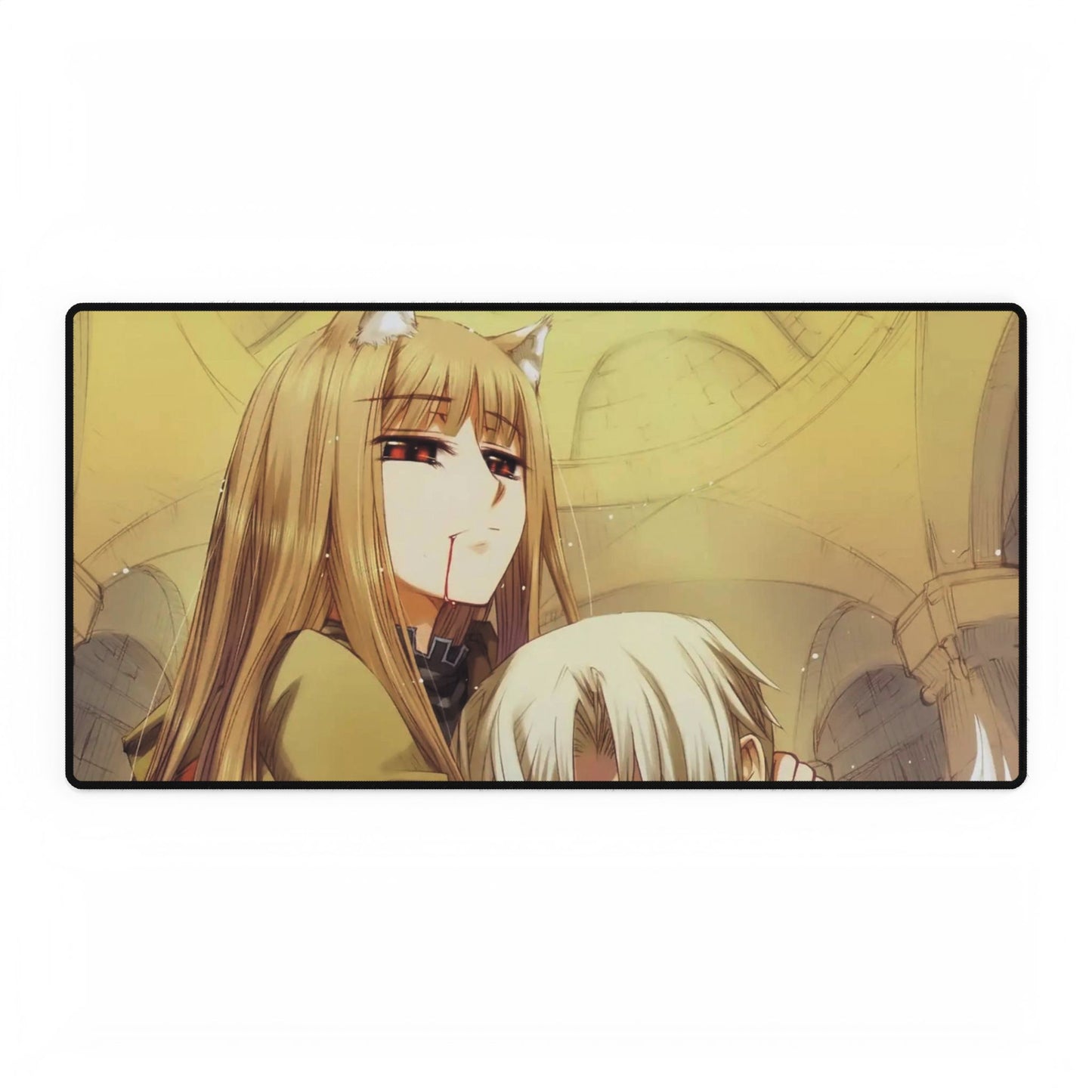 Anime Spice and Wolf Mouse Pad