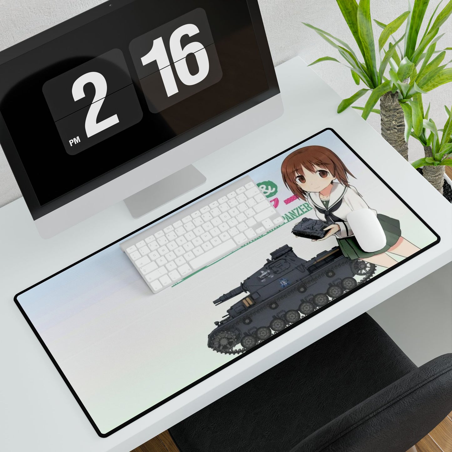 Anime Girls und Panzer Mouse Pad