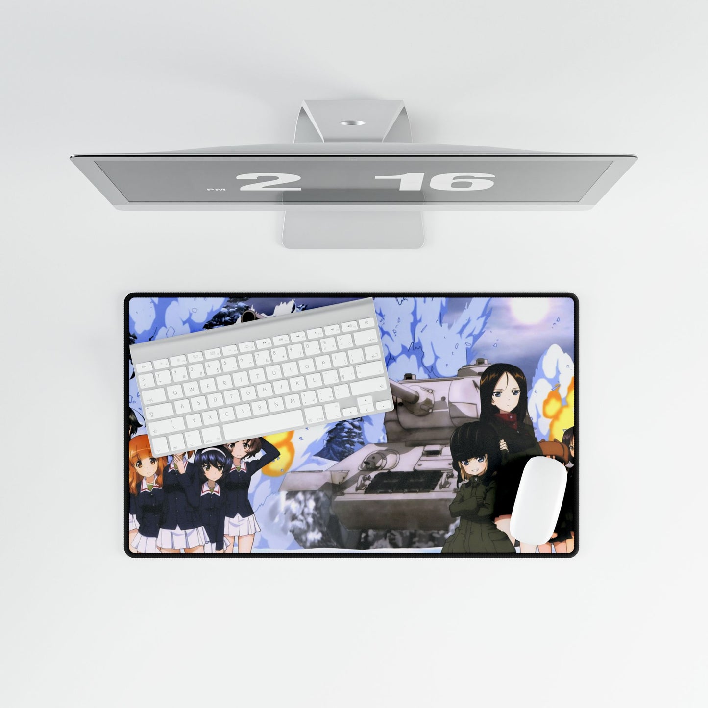 Anime Girls und Panzer Mouse Pad