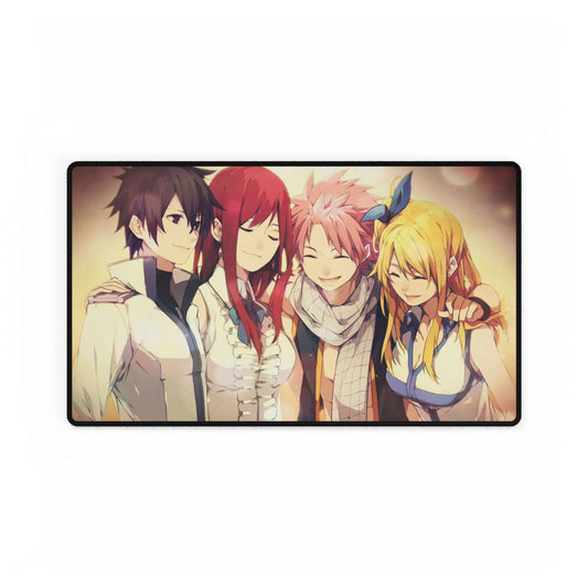 Fairy Tail Natsu Dragneel, Erza Scarlet, Gray Fullbuster, Lucy Heartfilia Mouse Pad