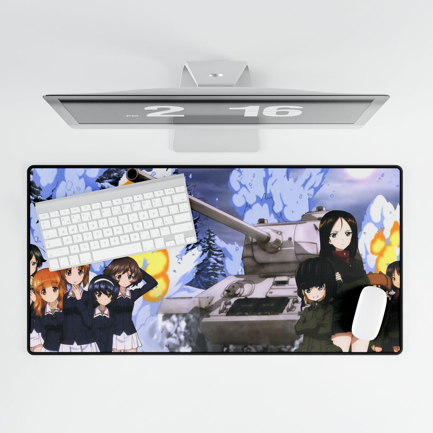 Anime Girls und Panzer Mouse Pad