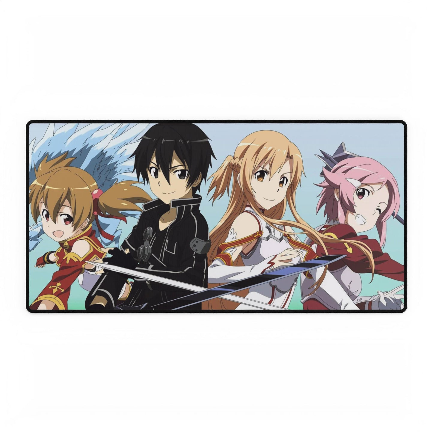 Silica,Kirito,Asuna and Lisbeth Mouse Pad