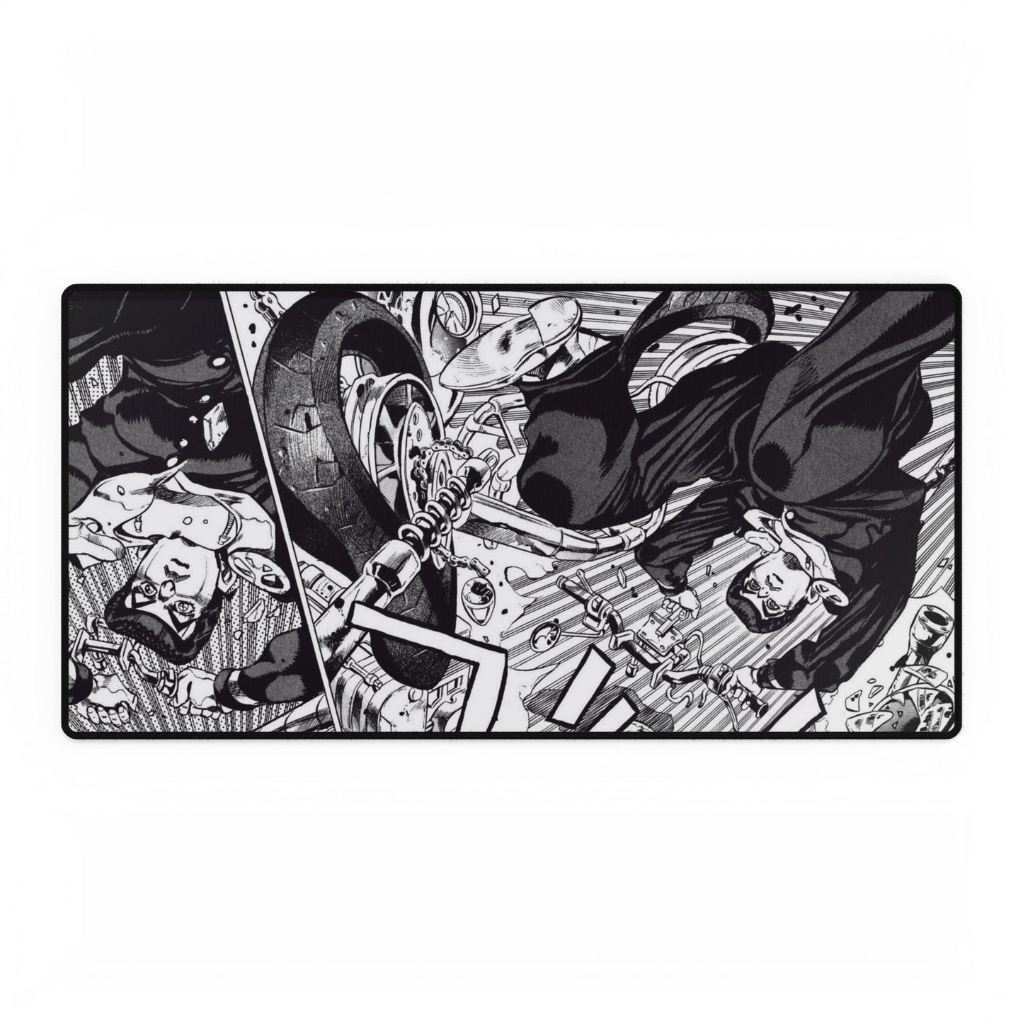 JoJo's Bizarre Adventure: Diamond is Unbreakable - Josuke Jumps a Baby Carriage - Manga Mouse Pad