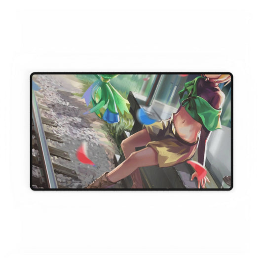 Pokemon trainer and Roselia Mouse Pad