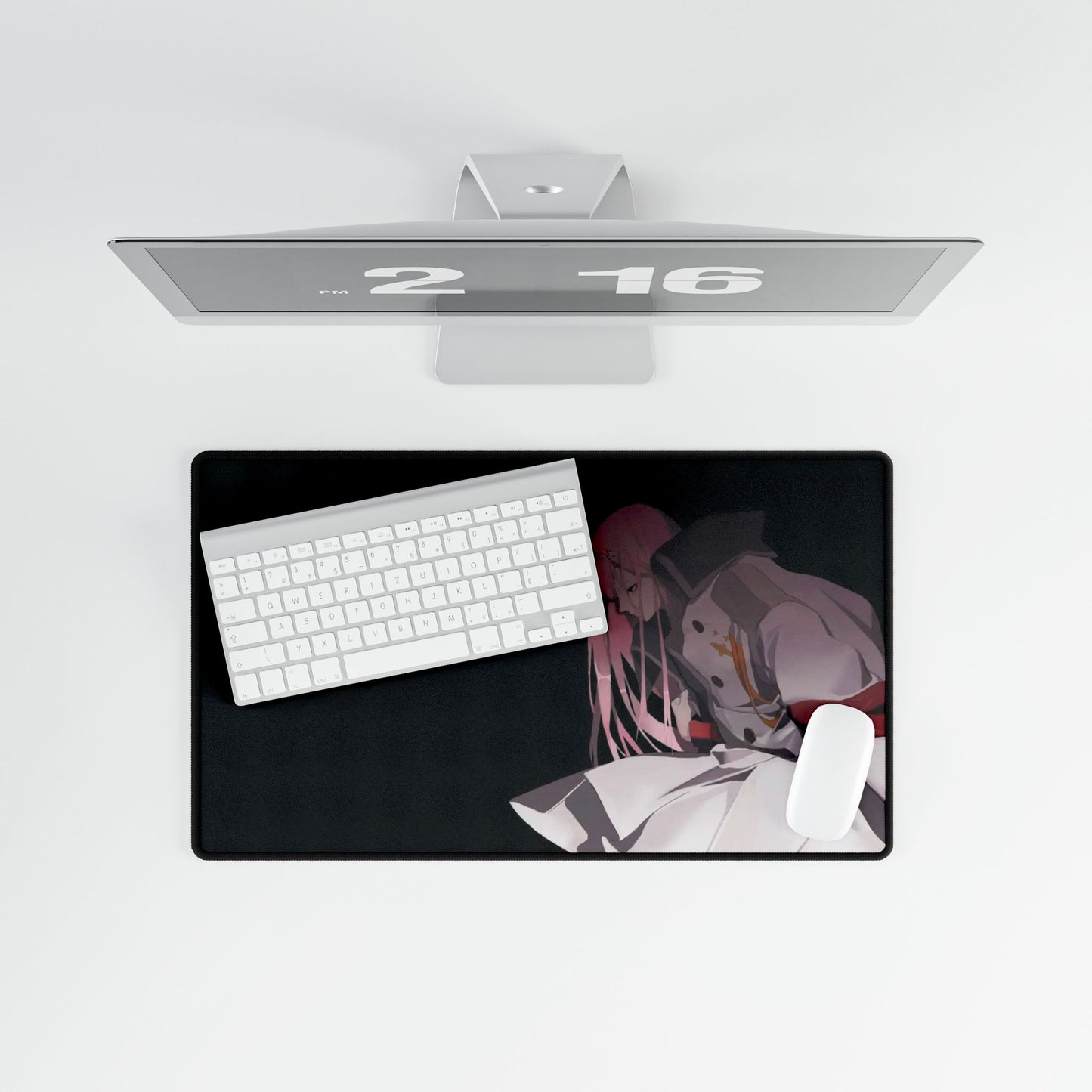 Girl in dark Mouse Pad