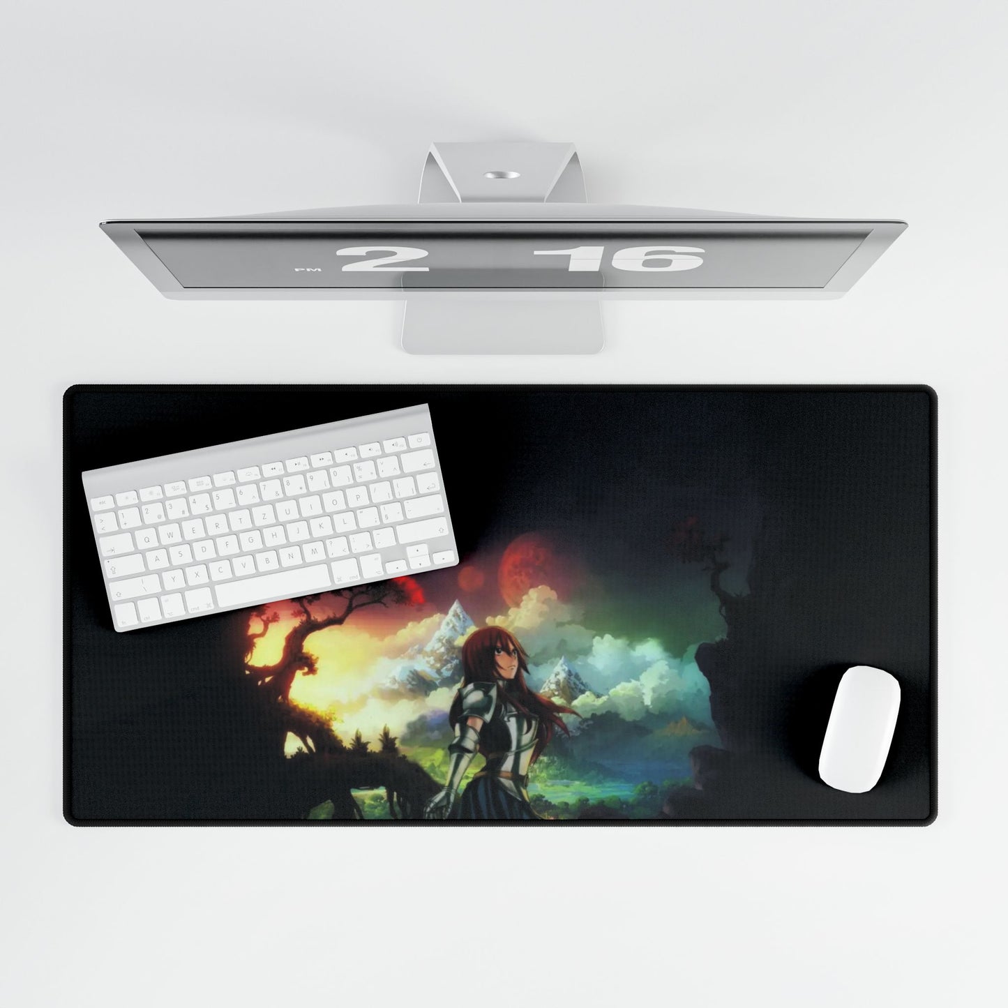 Erza Scarlet - Beatiful Mountain Mouse Pad