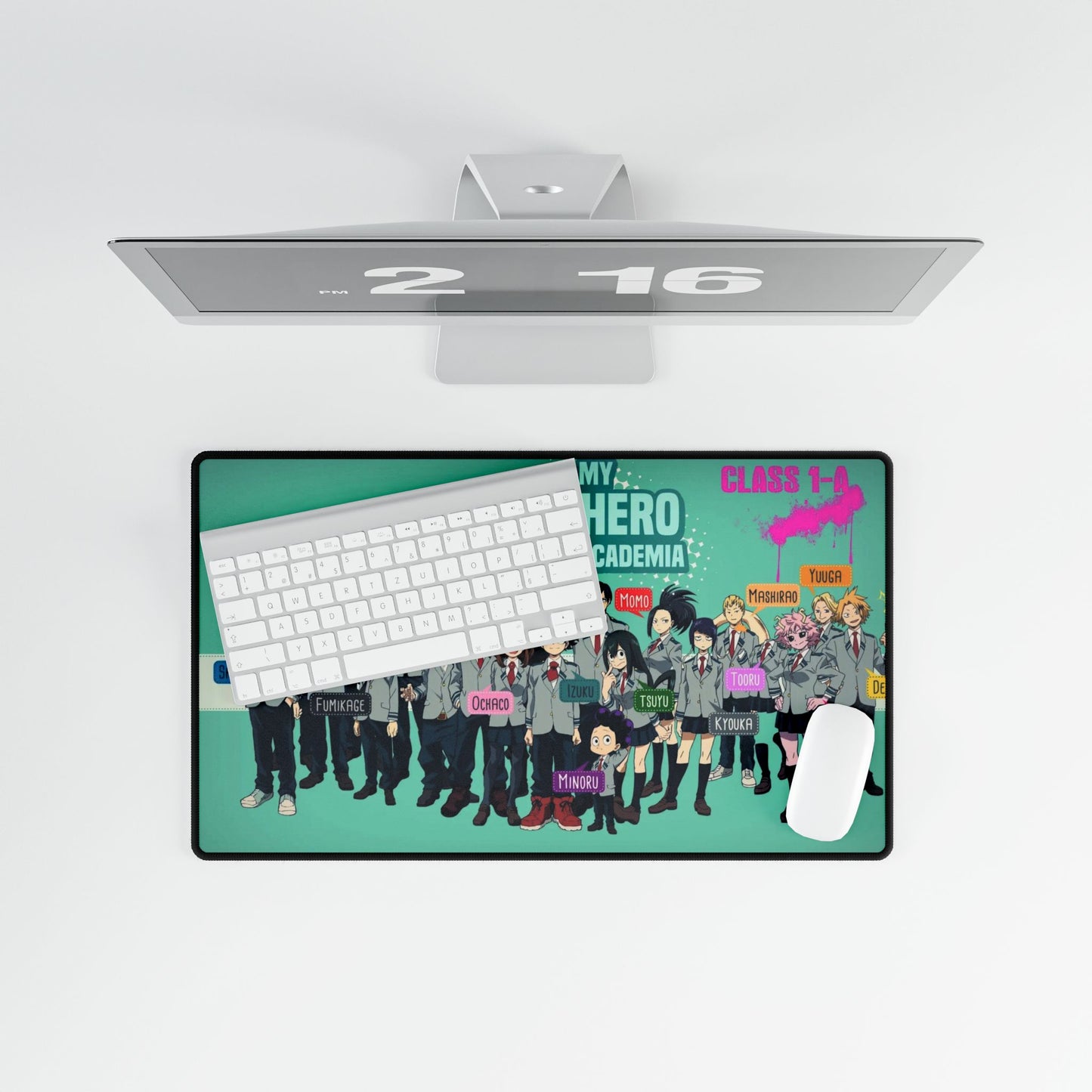 My Hero Academia Izuku Midoriya, Katsuki Bakugou, Shouta Aizawa, Tsuyu Asui Mouse Pad