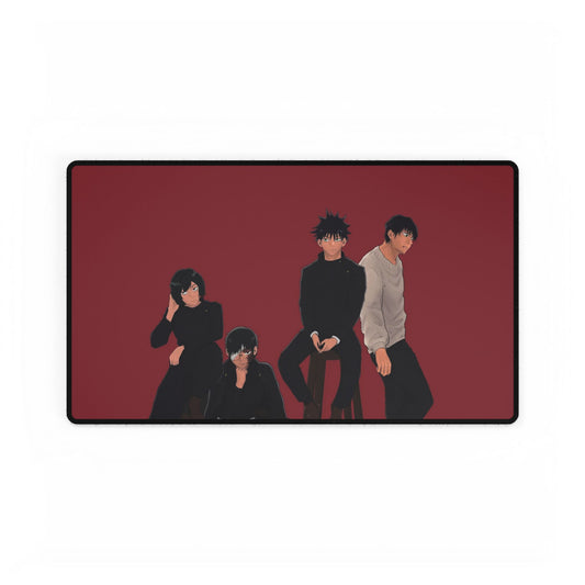 Toji Fushiguro Maki Zenin and Megumi Fushiguro Mouse Pad