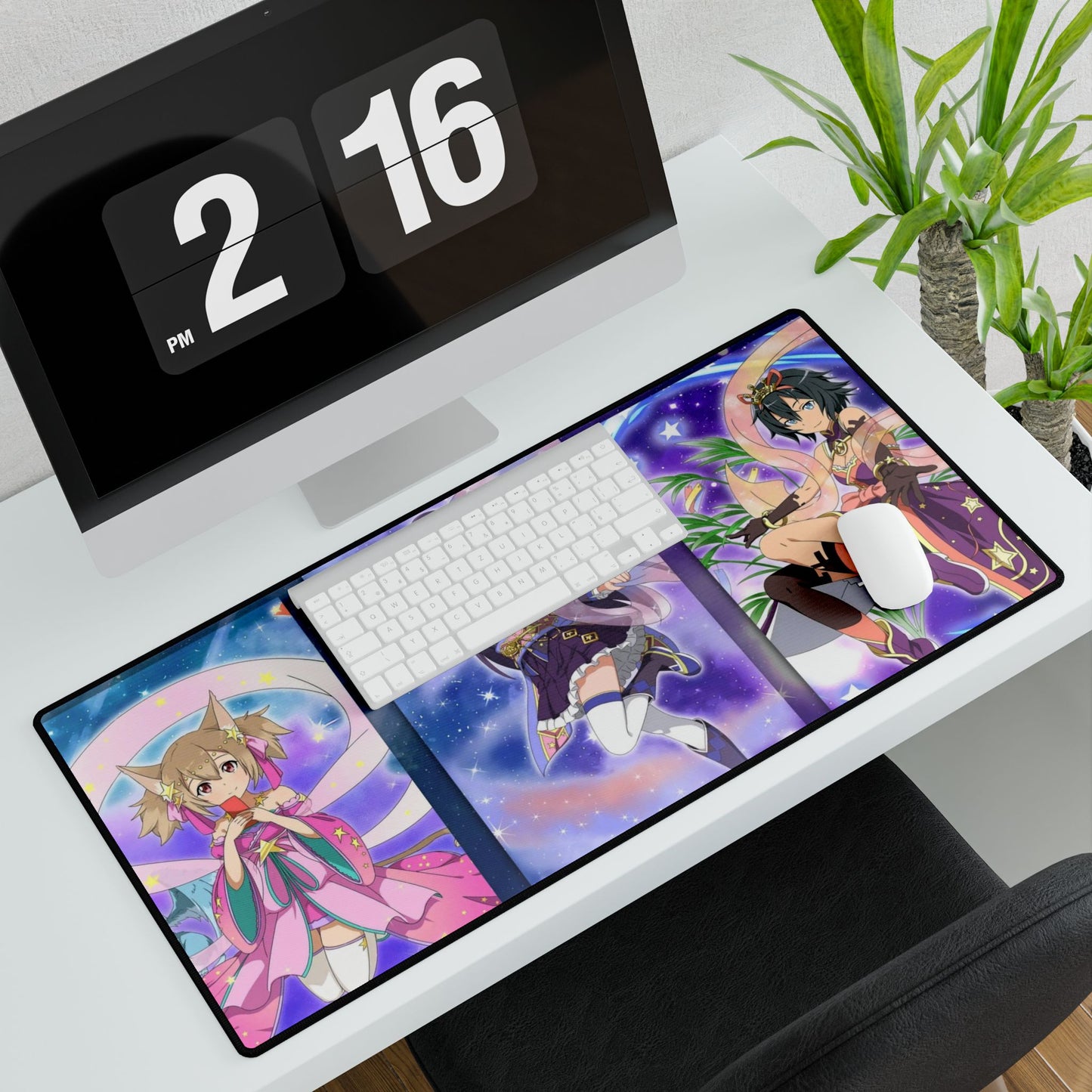 Memory Defrag Stars Banner Mouse Pad