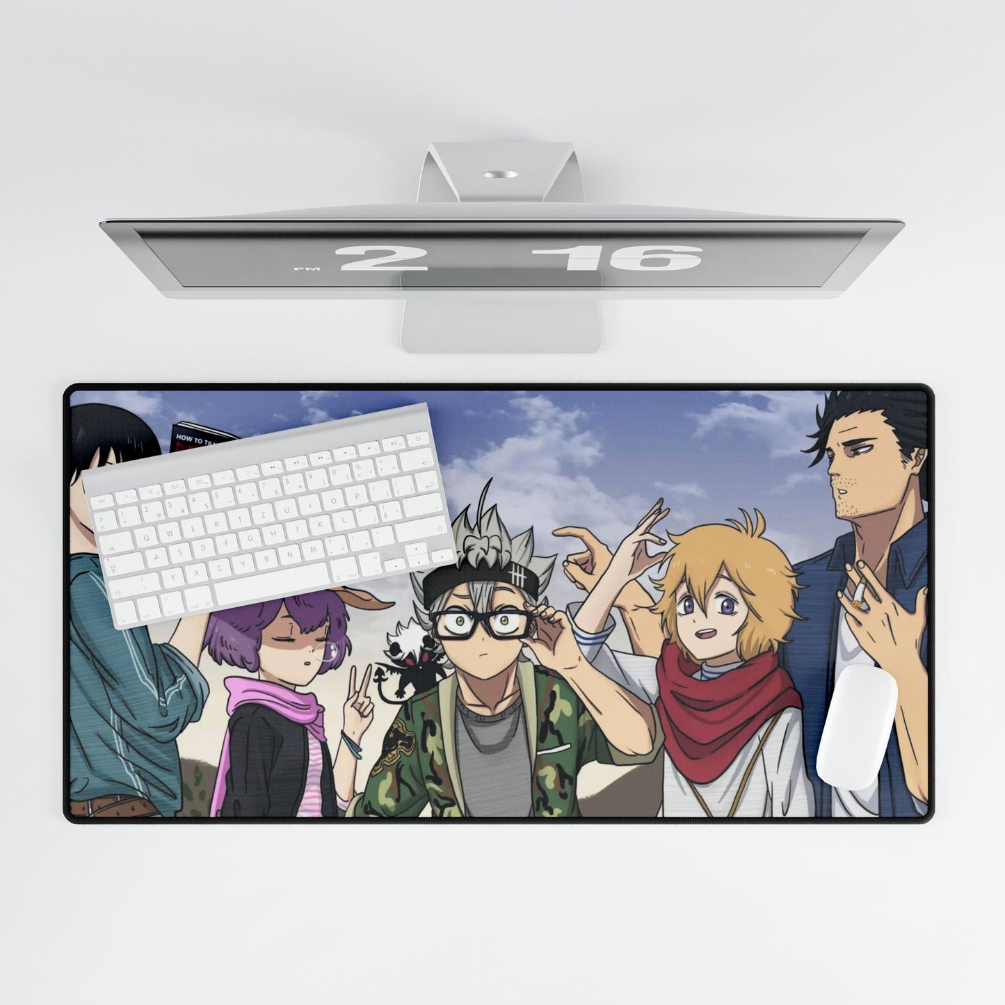 Black Clover Asta, Yami Sukehiro, Luck Voltia Mouse Pad