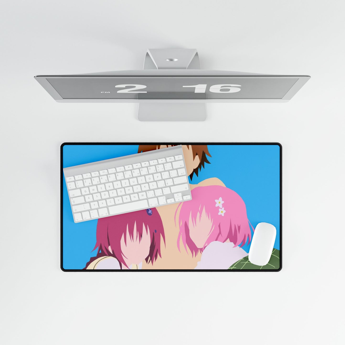 rito, momo y mea to love ru minimalist Mouse Pad