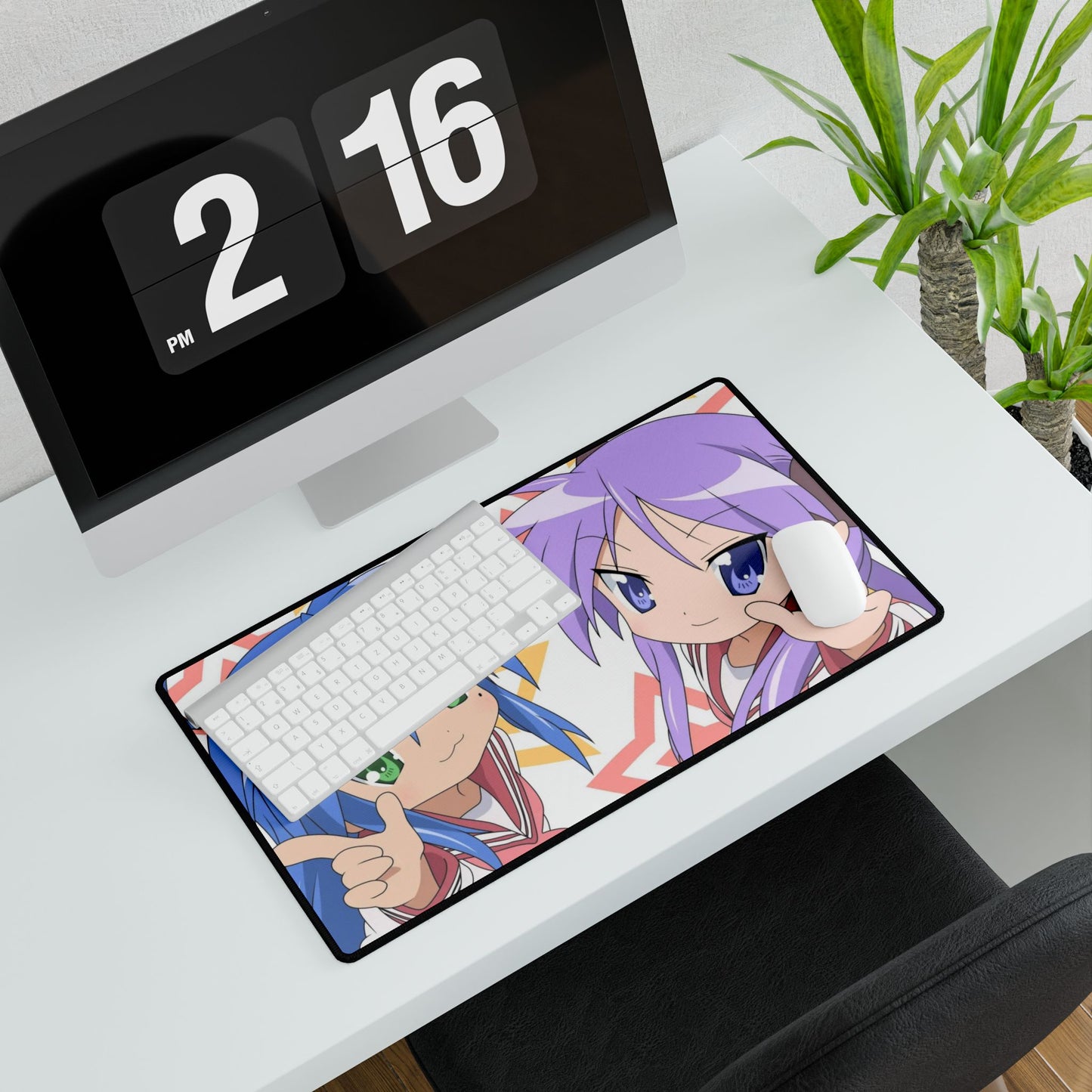 Lucky Star Konata Izumi, Kagami Hiiragi Mouse Pad