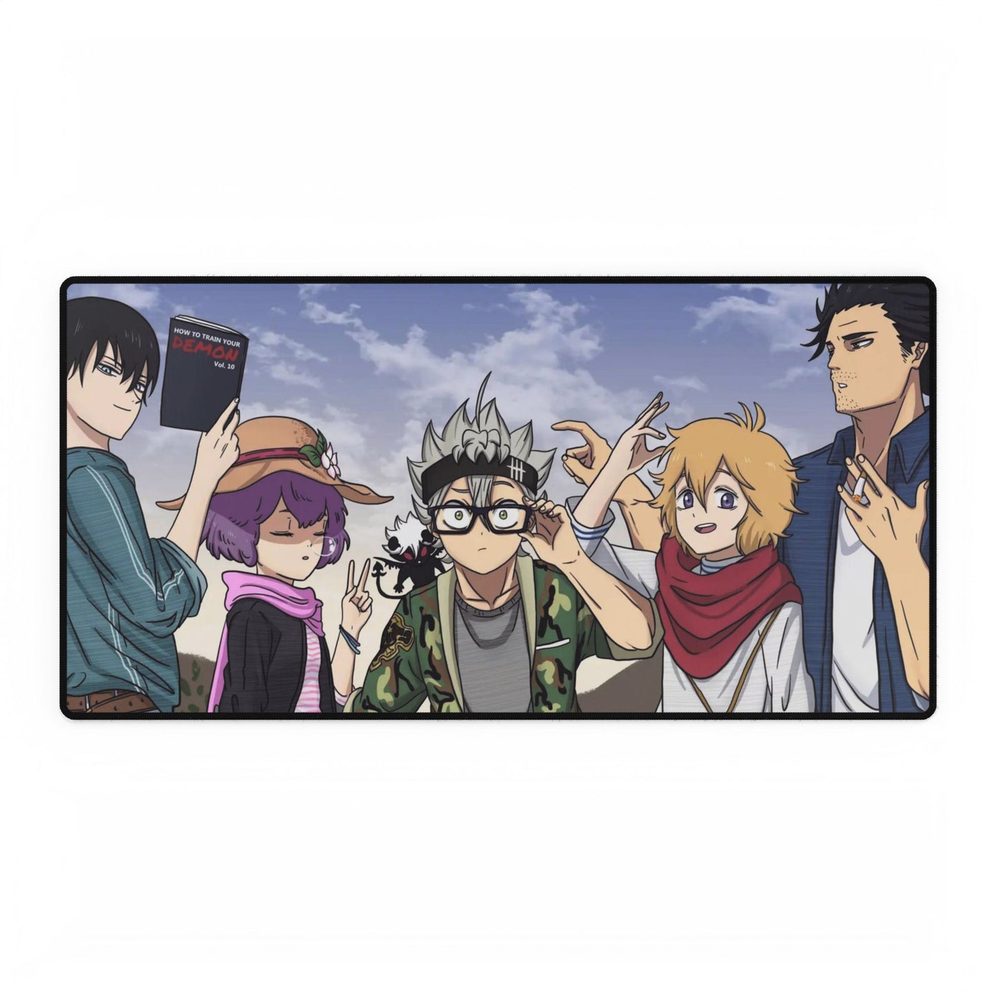 Black Clover Asta, Yami Sukehiro, Luck Voltia Mouse Pad