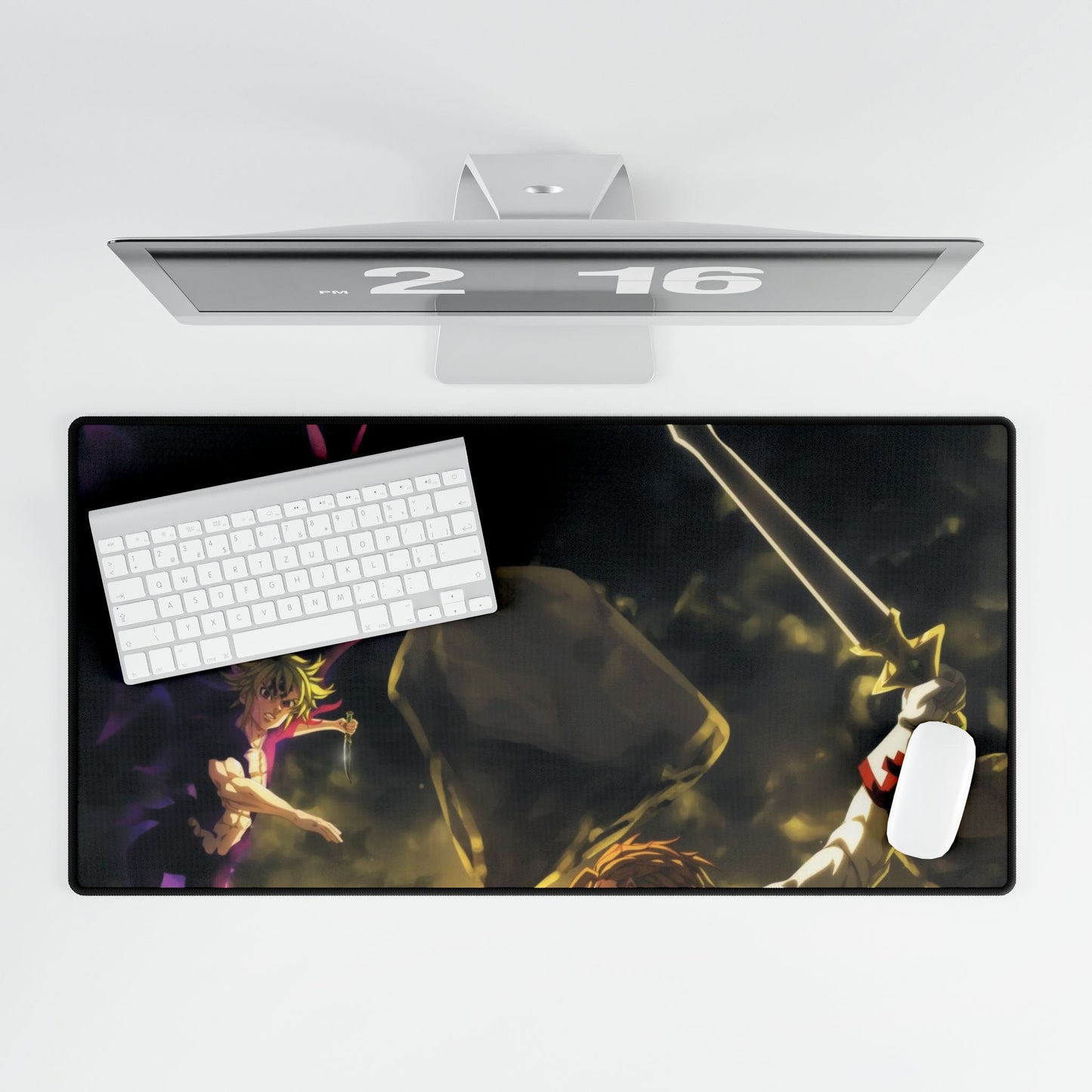 Meliodas fighting Arthur Mouse Pad