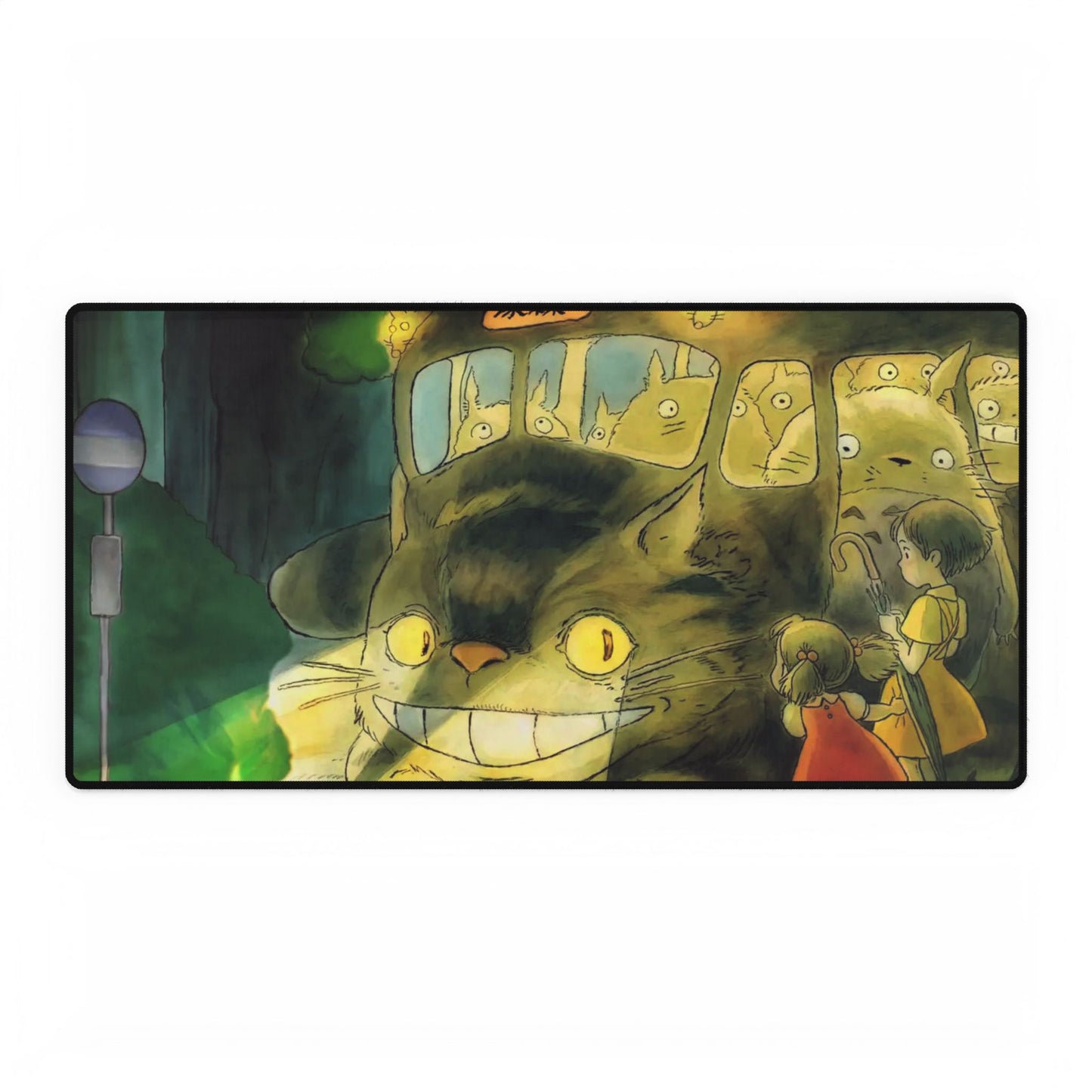 Mei and Satsuki In front of Cat-Bus Mouse Pad