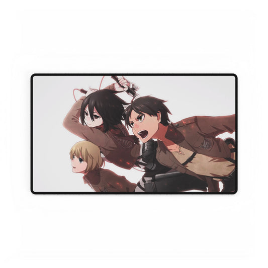Eren,Mikasa and Armin Mouse Pad