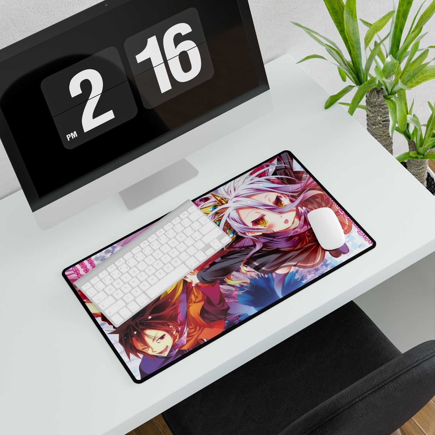 Shiro & Sora Mouse Pad