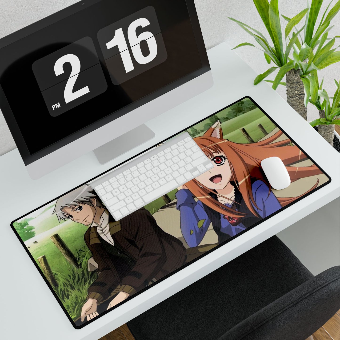 Anime Spice and Wolfr Mouse Pad