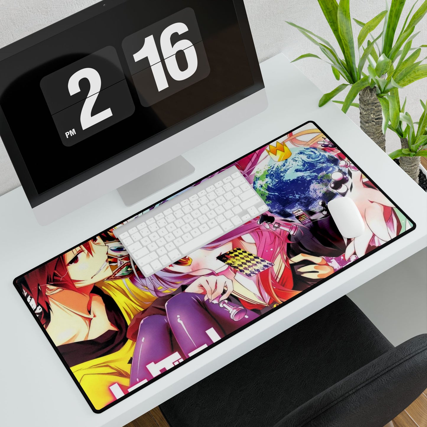 Sora and Shiro (No Game No Life) Mouse Pad