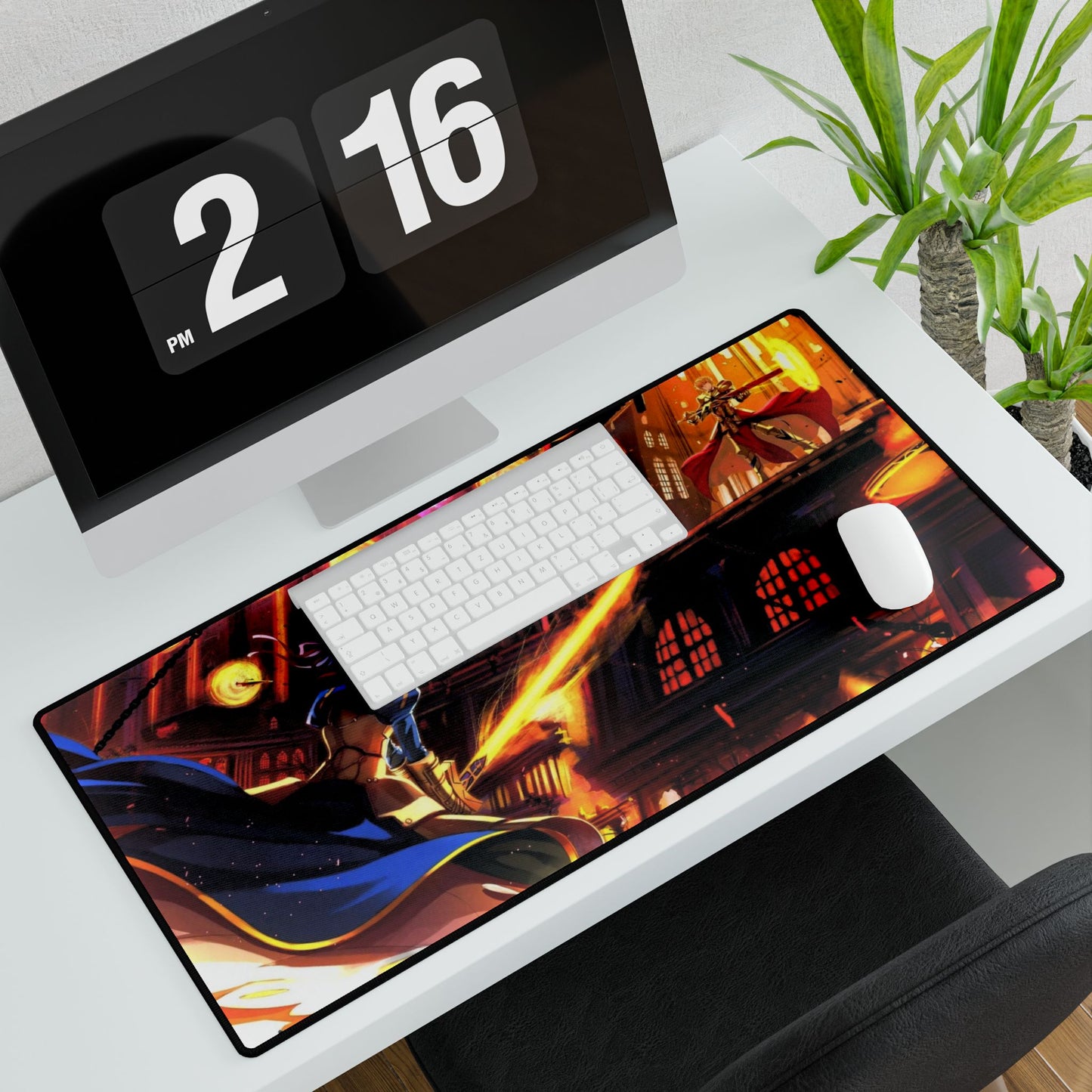 Saber x Gilgamesh Mouse Pad