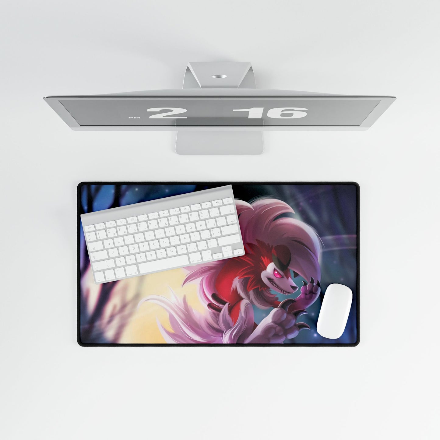 Lycanroc Midnight Form Mouse Pad