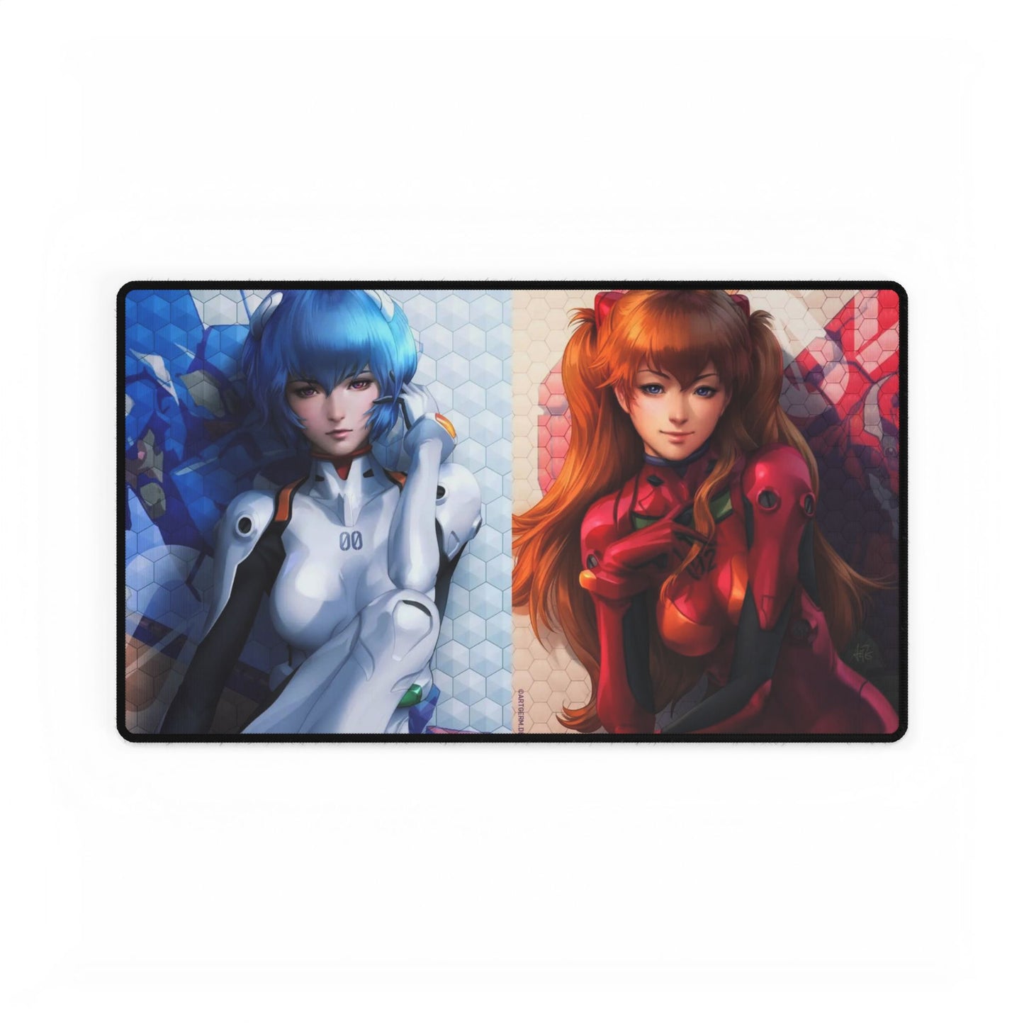 Rei and Asuka Mouse Pad