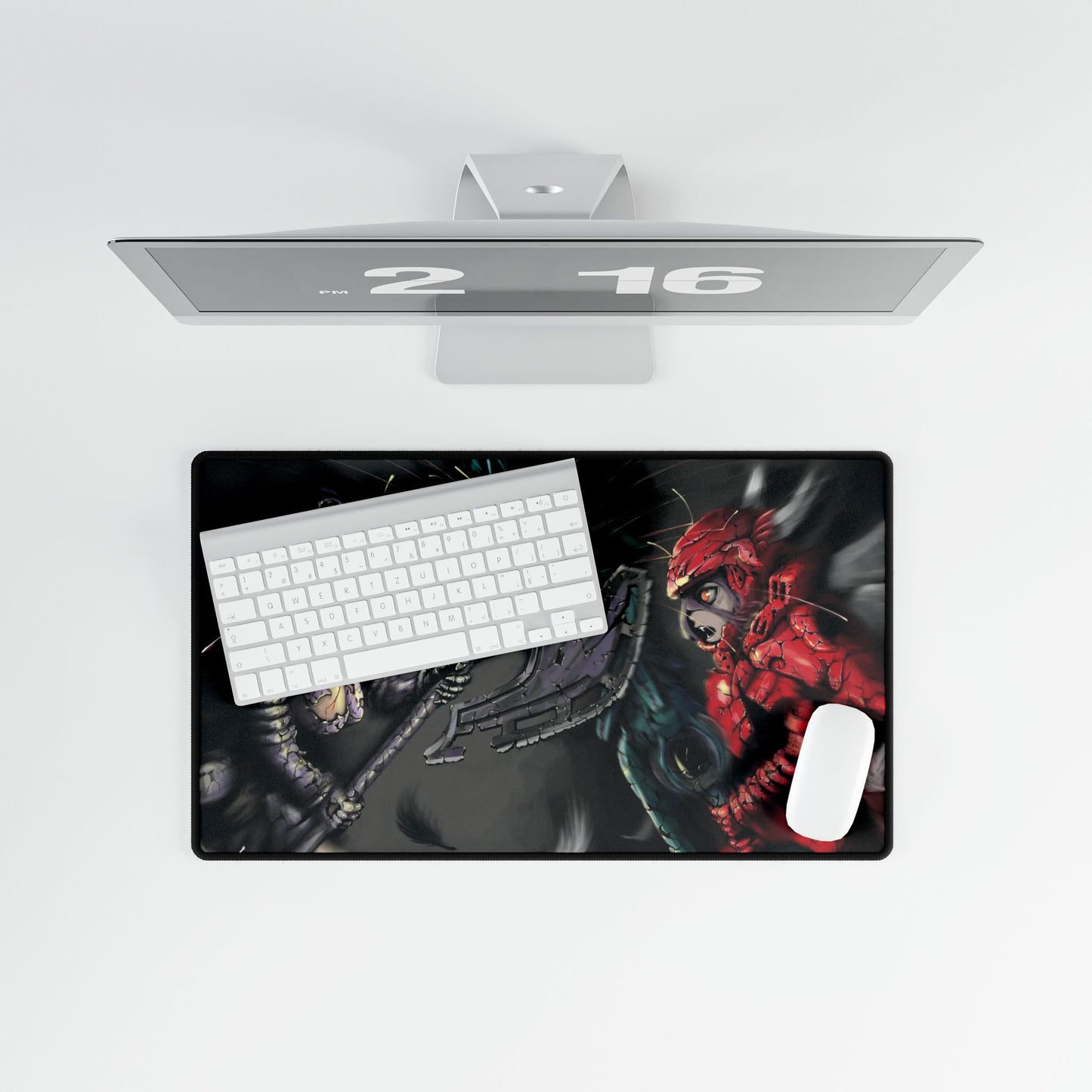 Albedo Vs Shaltear Mouse Pad