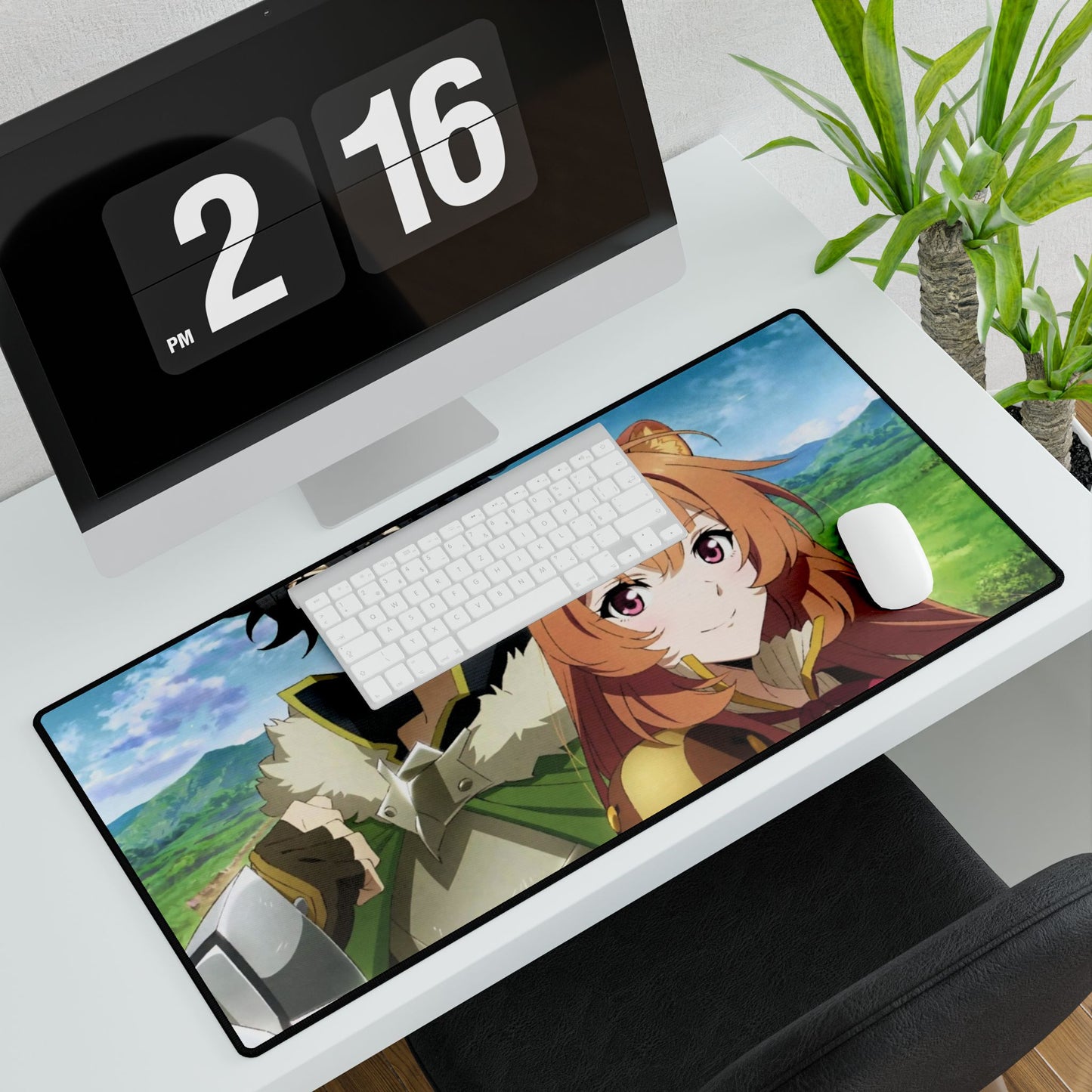 Naofumi and raphtalia Mouse Pad
