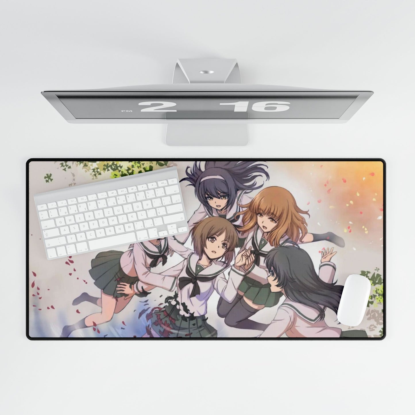 Anime Girls und Panzer Mouse Pad