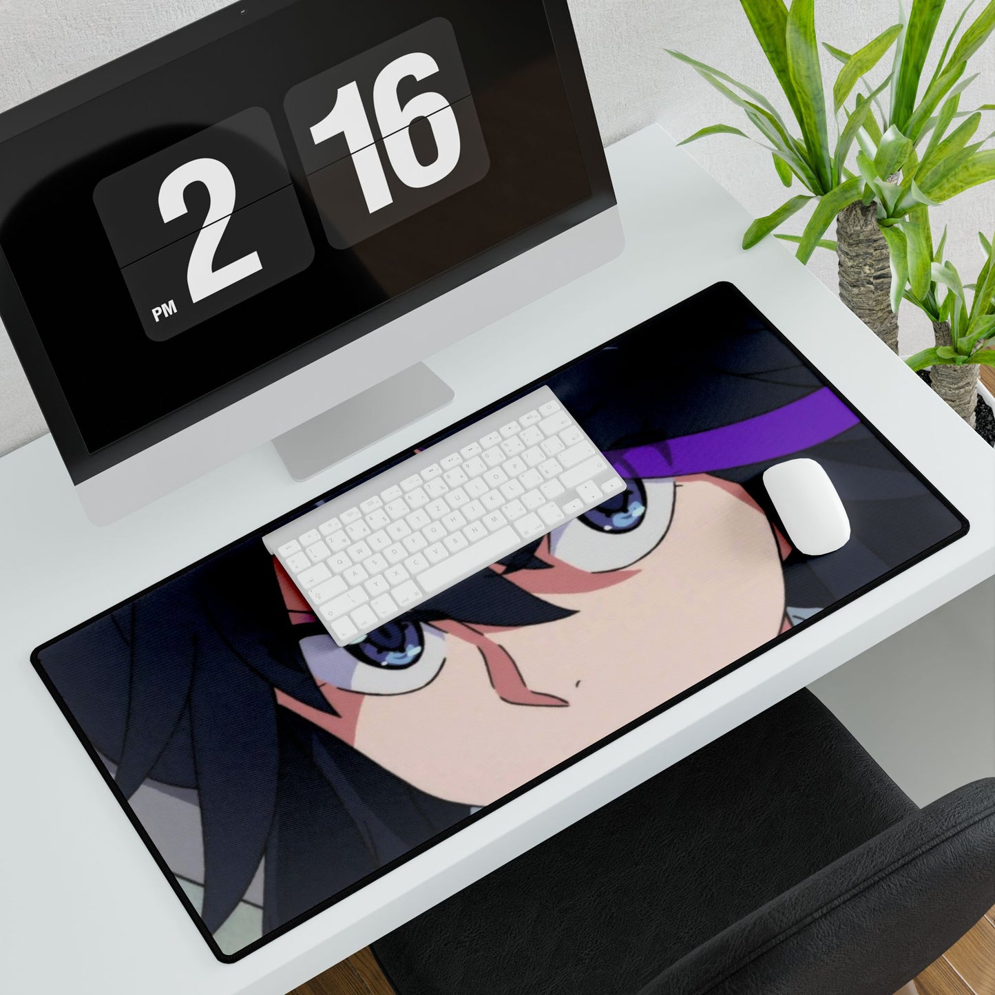 Ryuko in Go Go's hair Mouse Pad