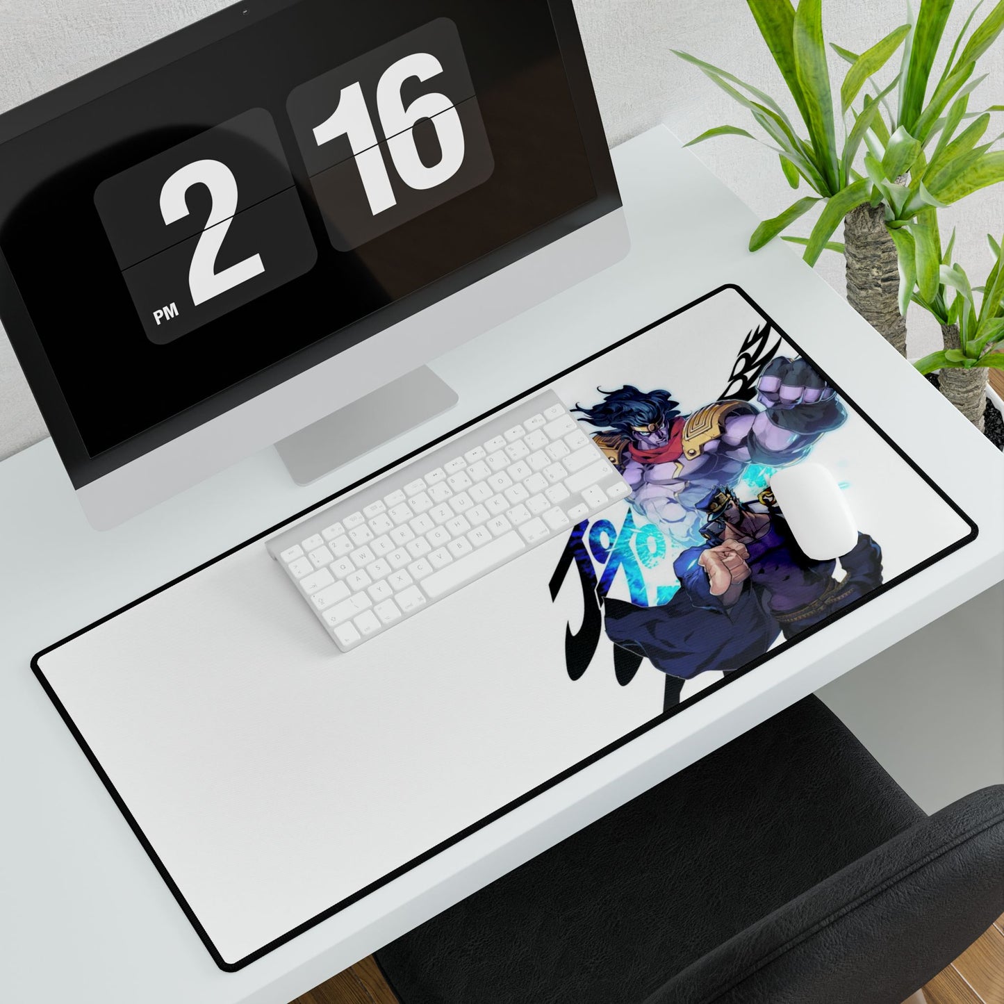 Jotaro Kujo and Star Platinum Mouse Pad