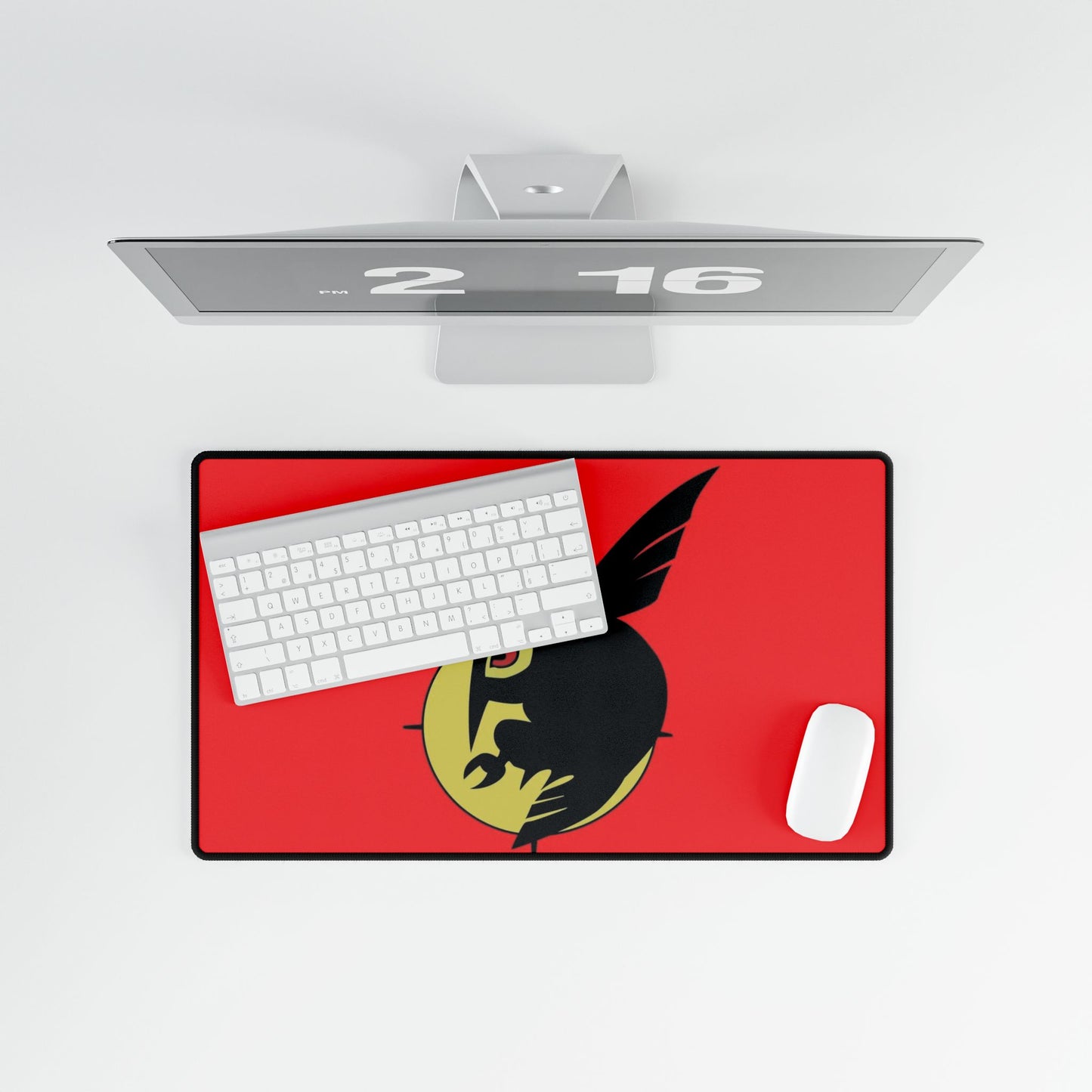 Night Raid logo with red background Mouse Pad