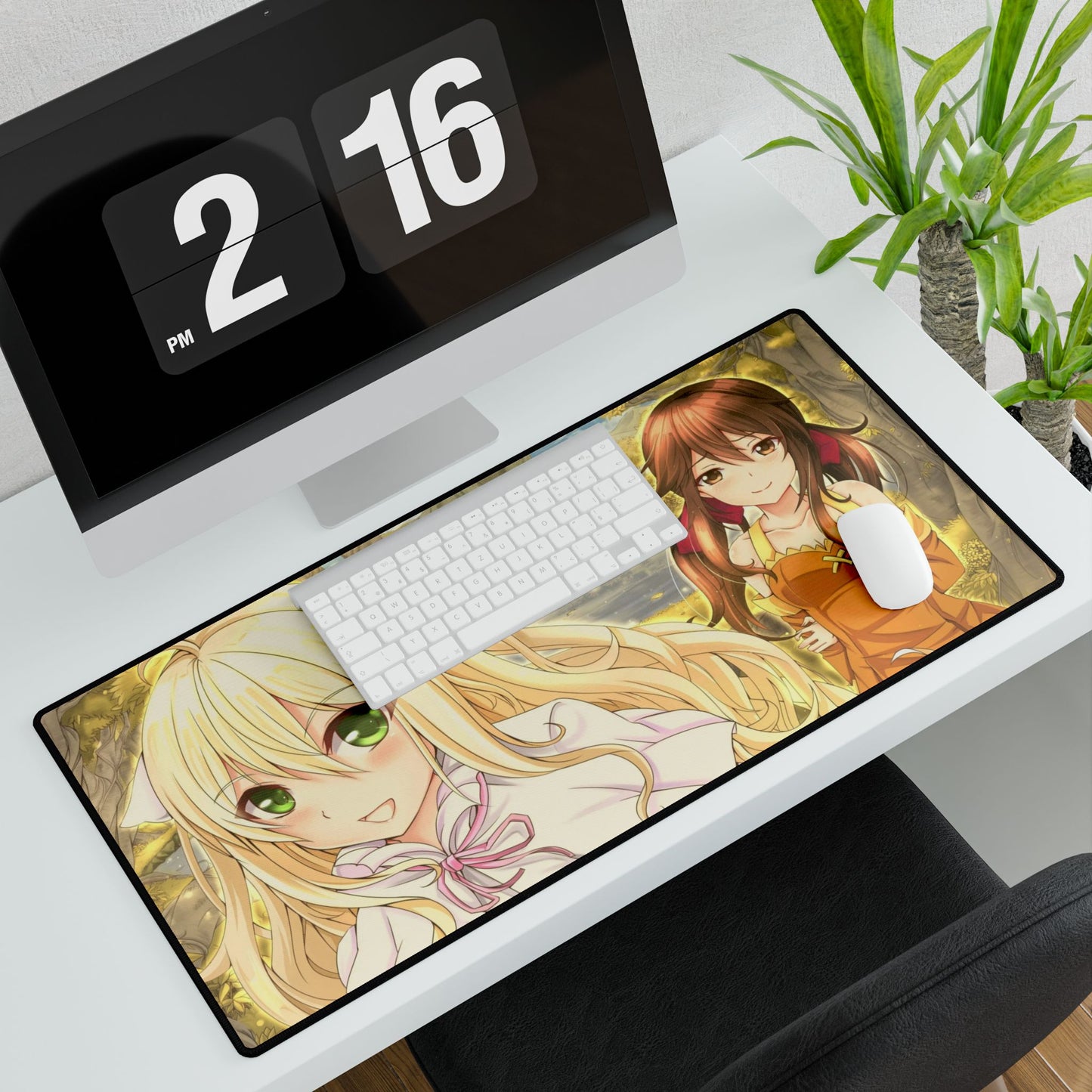 Mavis Vermilion Mouse Pad