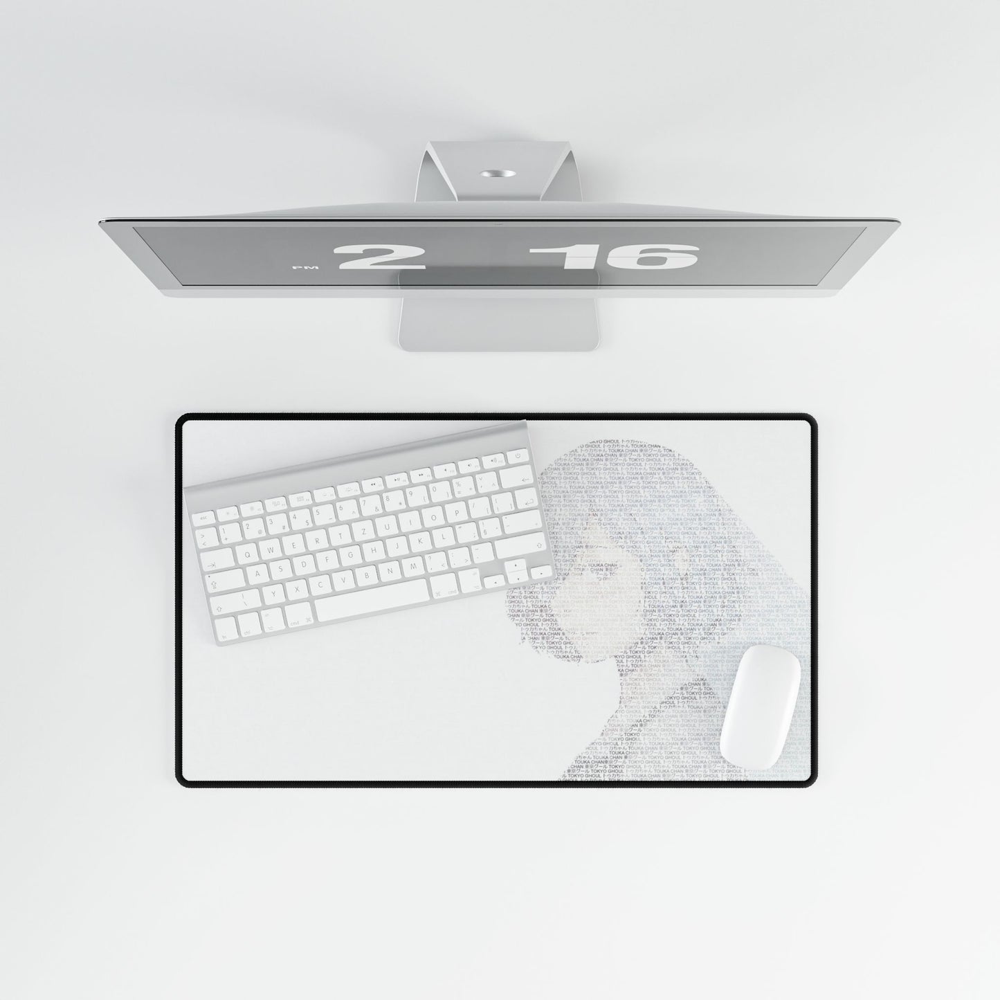 Tokyo Ghoul Kirishima Touka Text Portrait Mouse Pad