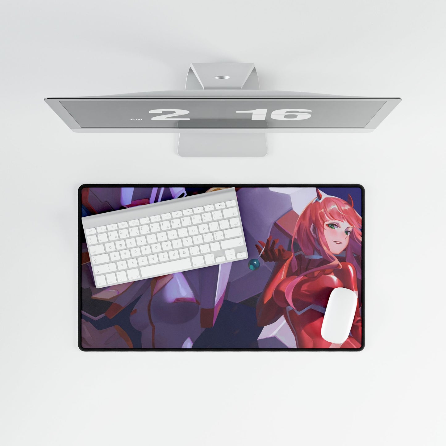 Zero Two and Strelizia Mouse Pad