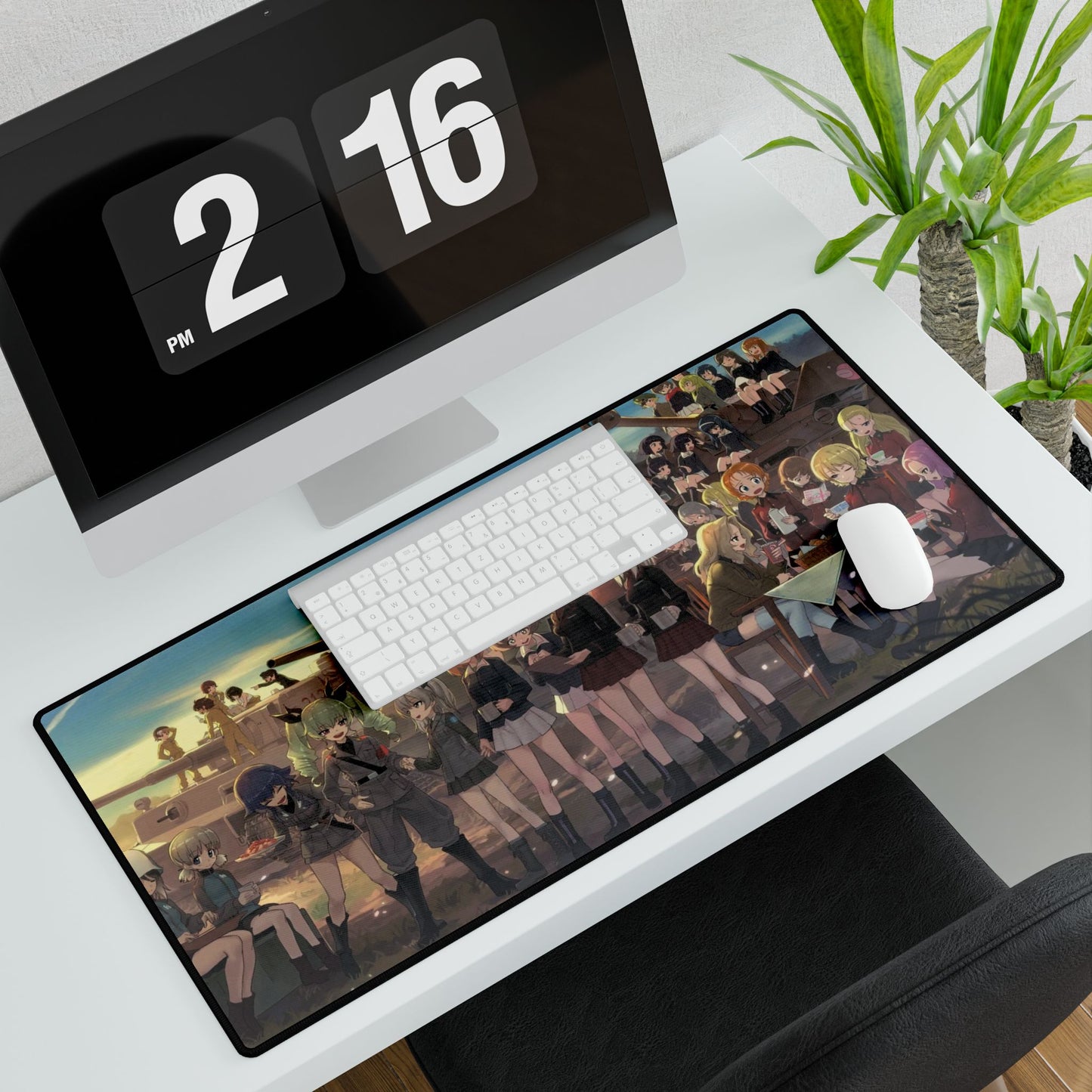 Anime Girls und Panzer Mouse Pad