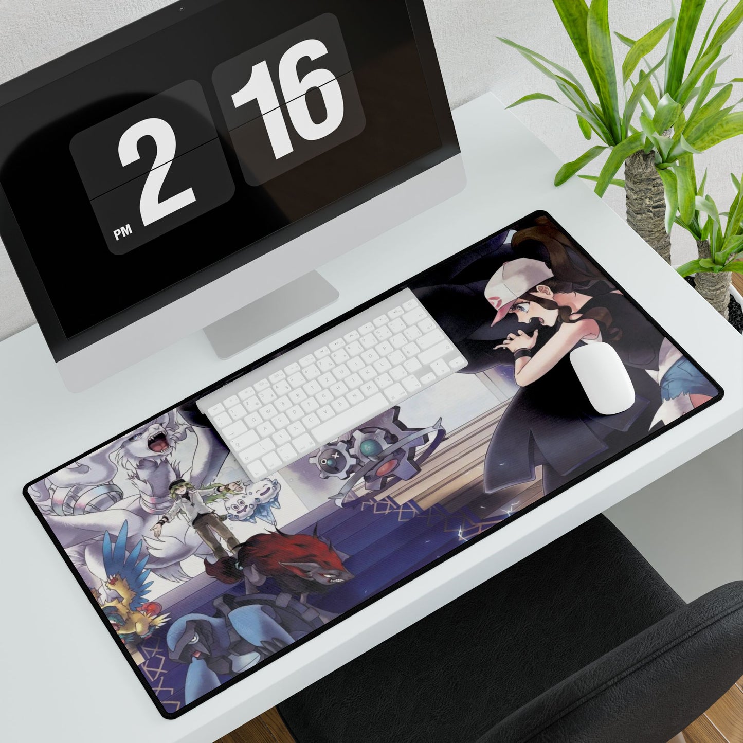 The final fight: Reshiram Vs Zekrom Mouse Pad
