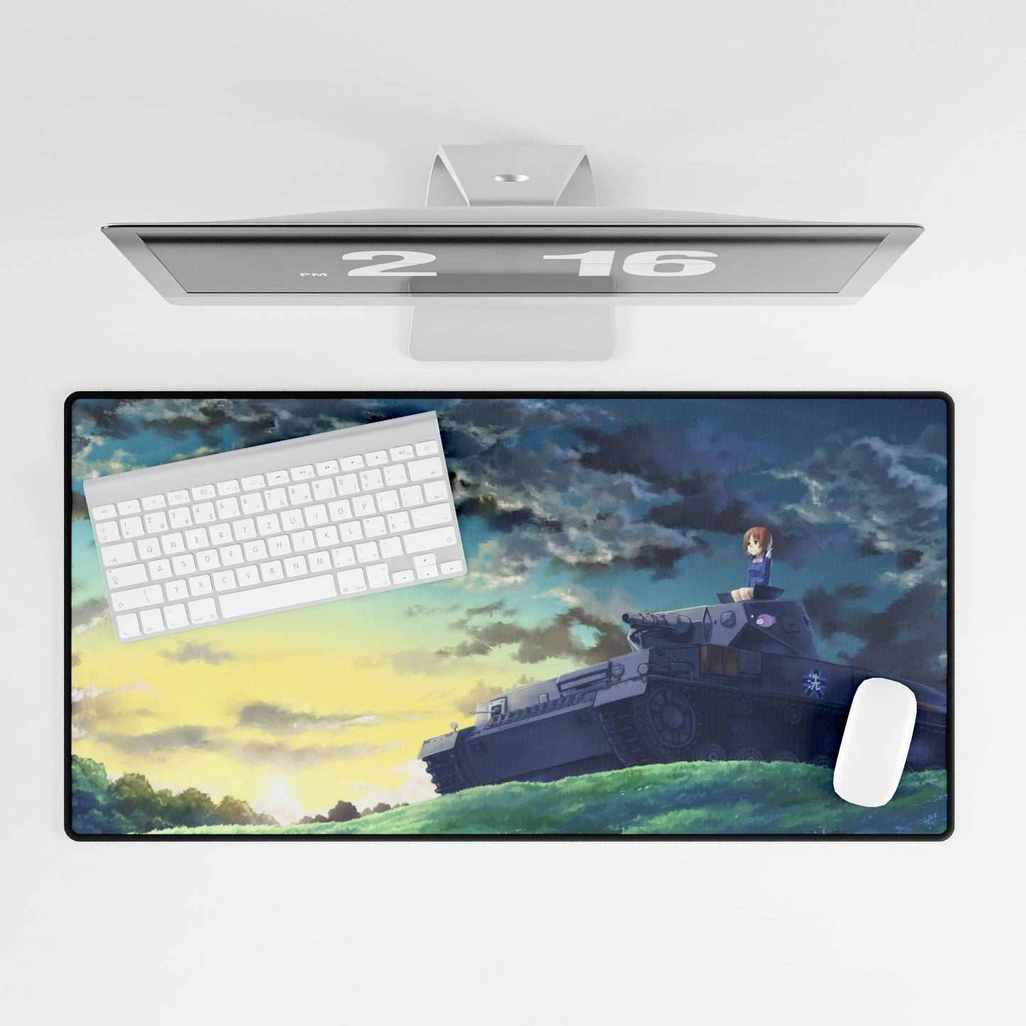 Anime Girls und Panzer Mouse Pad