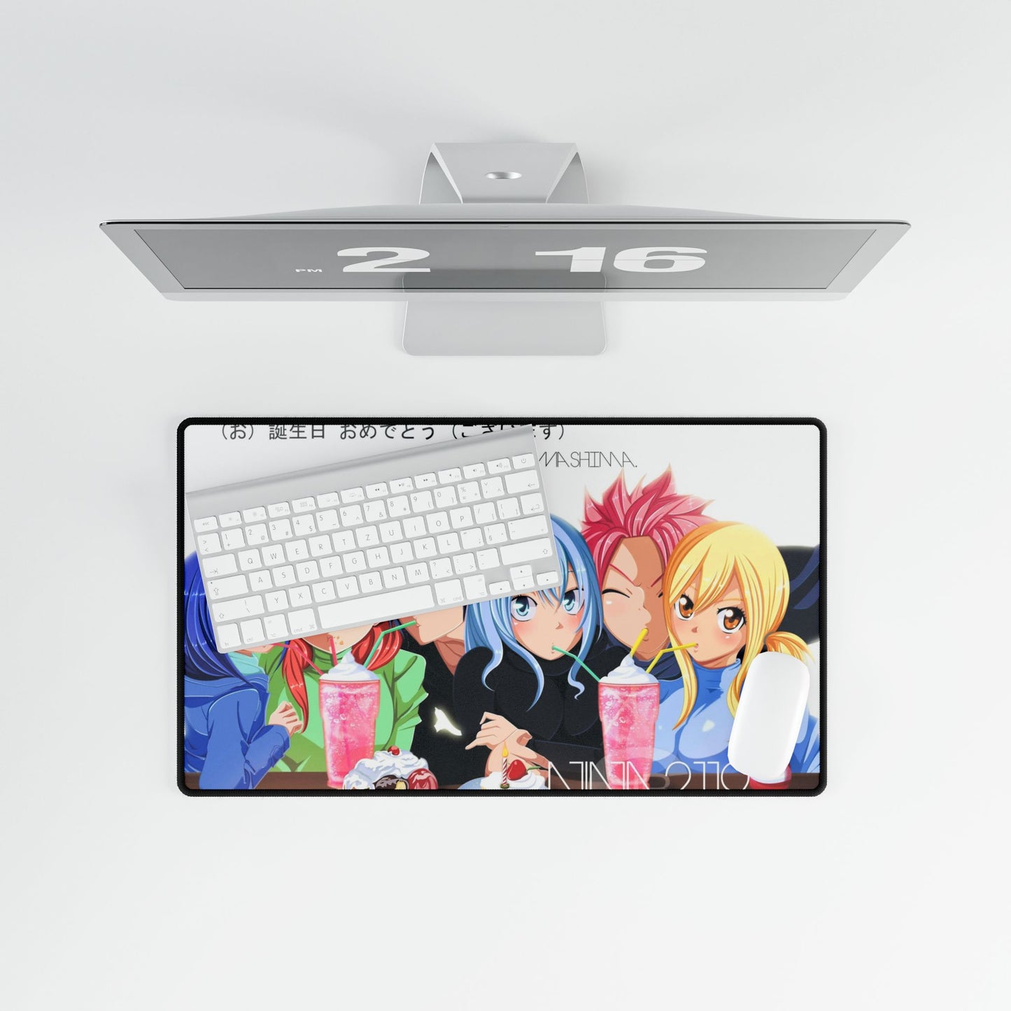 Fairy Tail Natsu Dragneel, Erza Scarlet, Gray Fullbuster, Lucy Heartfilia, Wendy Marvell Mouse Pad