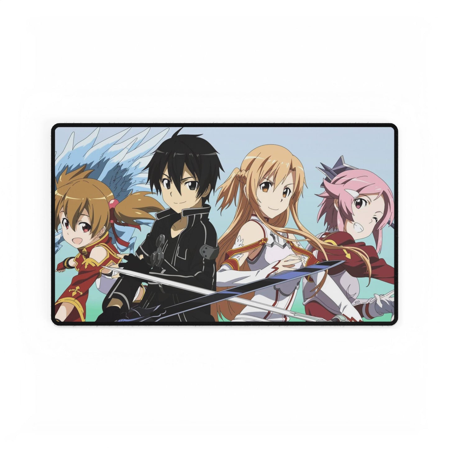 Silica,Kirito,Asuna and Lisbeth Mouse Pad
