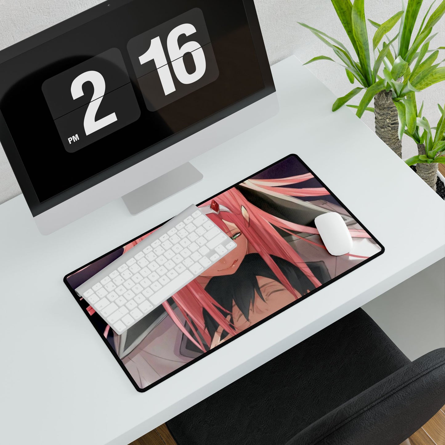 Zero Two And Hiro Eternal Love Mouse Pad